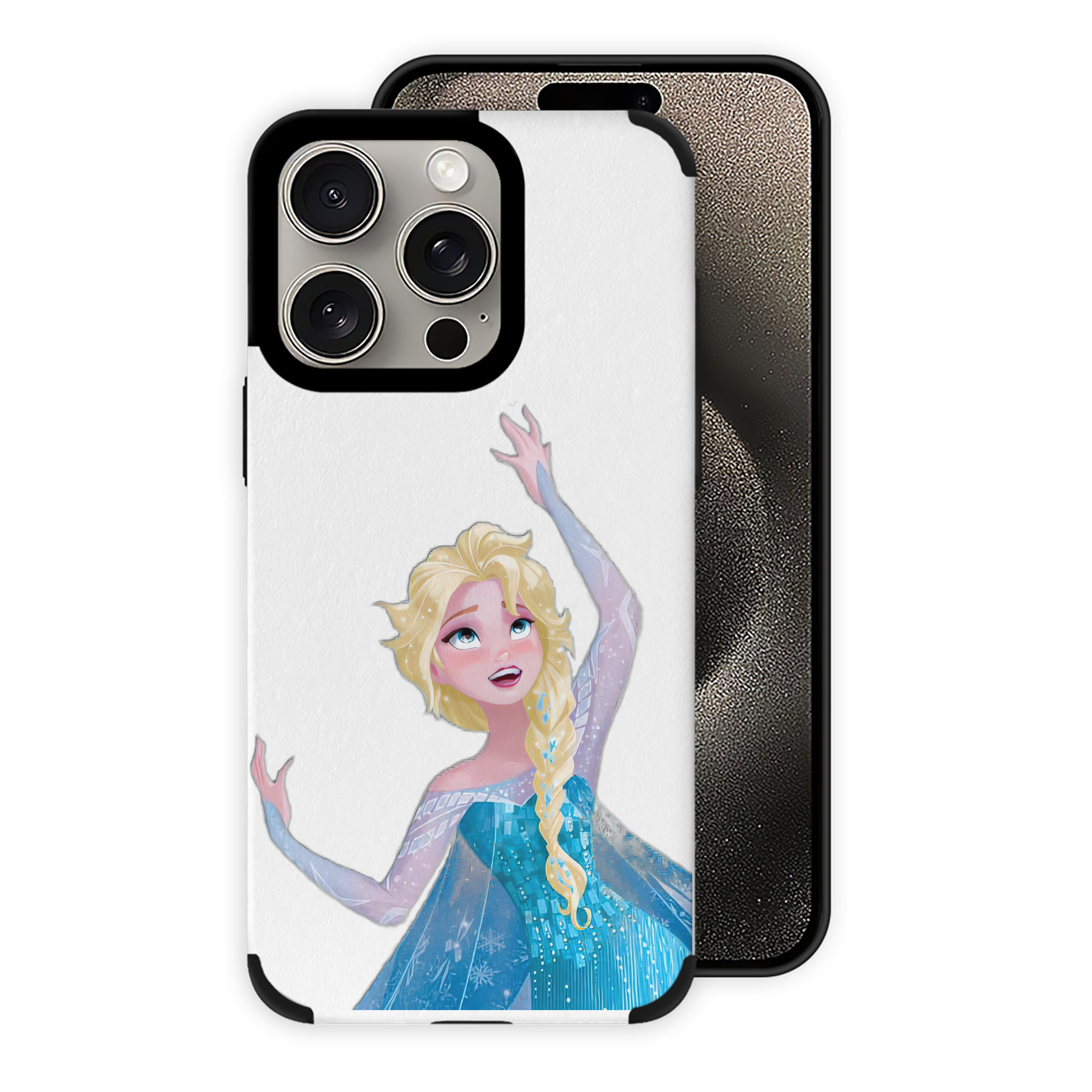 （画像用） アナと雪の女王 アンナ エルサ Frozen Anna Elsa 【iPhone15ProMax対応】 PUレザー スマホケース 耐衝撃＆黄変防止
