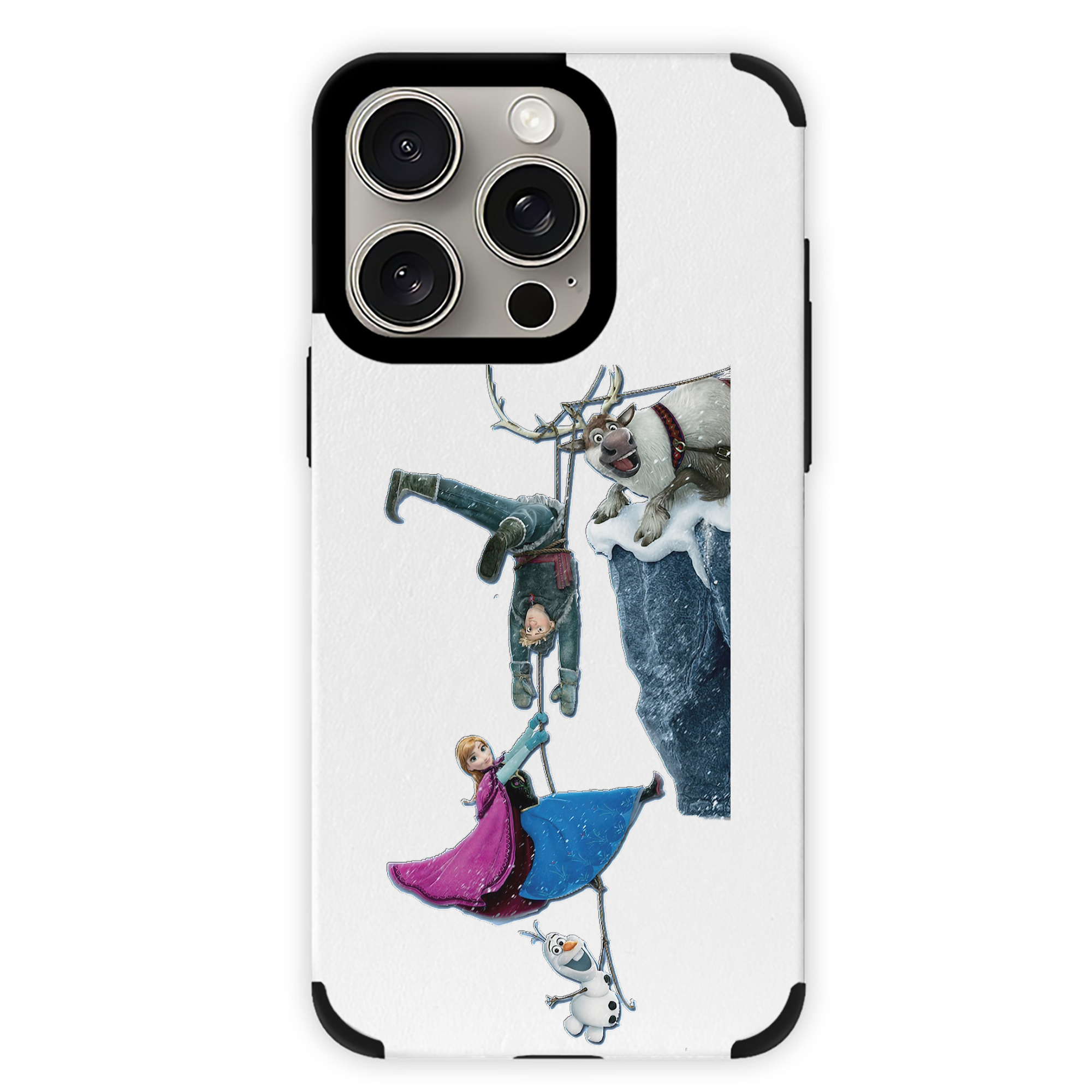 （画像用） アナと雪の女王 アンナ エルサ Frozen Anna Elsa 【iPhone15ProMax対応】 PUレザー スマホケース 耐衝撃＆黄変防止