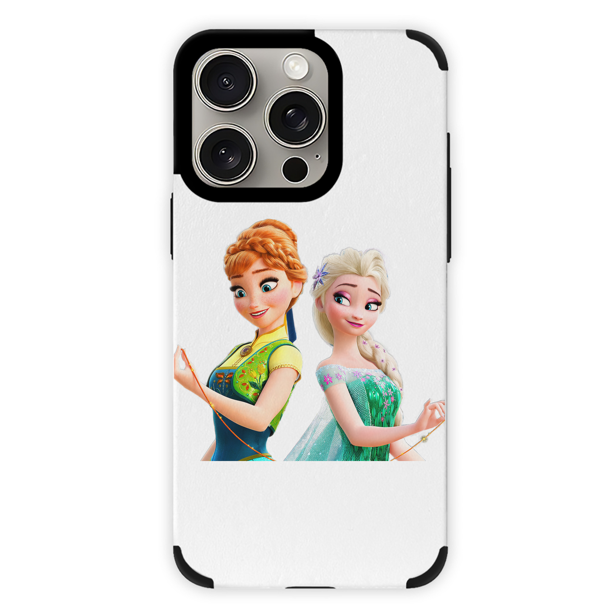 （画像用） アナと雪の女王 アンナ エルサ Frozen Anna Elsa 【iPhone15ProMax対応】 PUレザー スマホケース 耐衝撃＆黄変防止