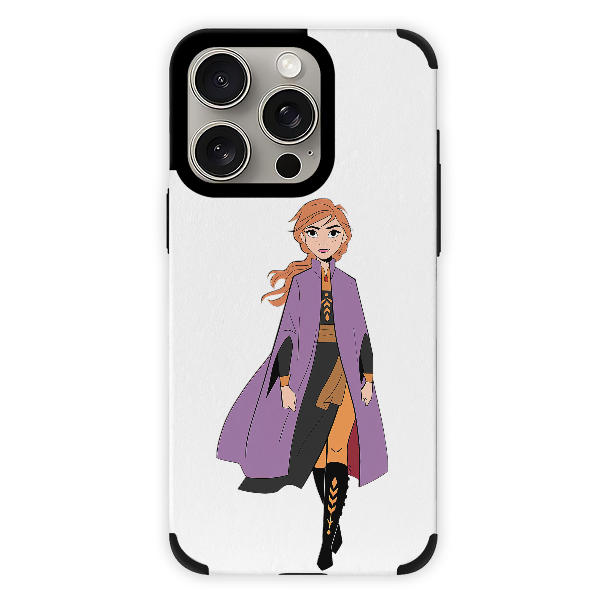 （画像用） アナと雪の女王 アンナ エルサ Frozen Anna Elsa 【iPhone15ProMax対応】 PUレザー スマホケース 耐衝撃＆黄変防止