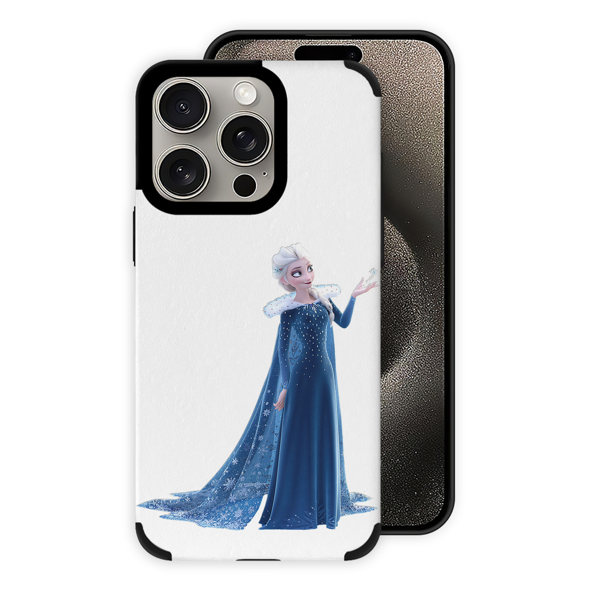 （画像用） アナと雪の女王 アンナ エルサ Frozen Anna Elsa 【iPhone15ProMax対応】 PUレザー スマホケース 耐衝撃＆黄変防止
