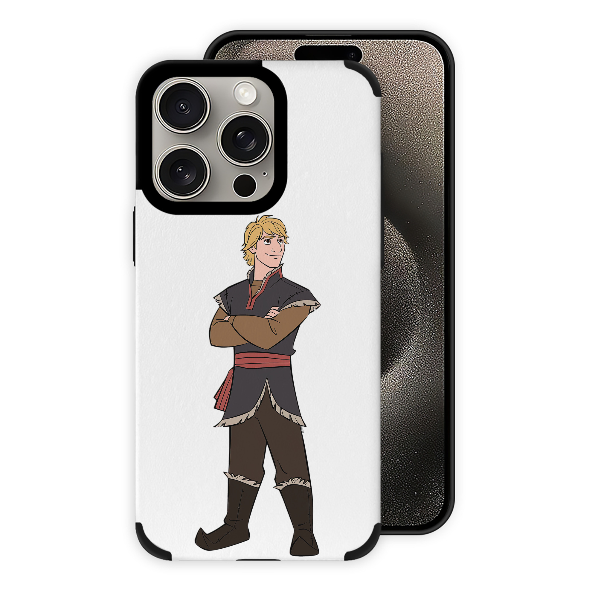 （画像用） アナと雪の女王 アンナ エルサ Frozen Anna Elsa 【iPhone15ProMax対応】 PUレザー スマホケース 耐衝撃＆黄変防止