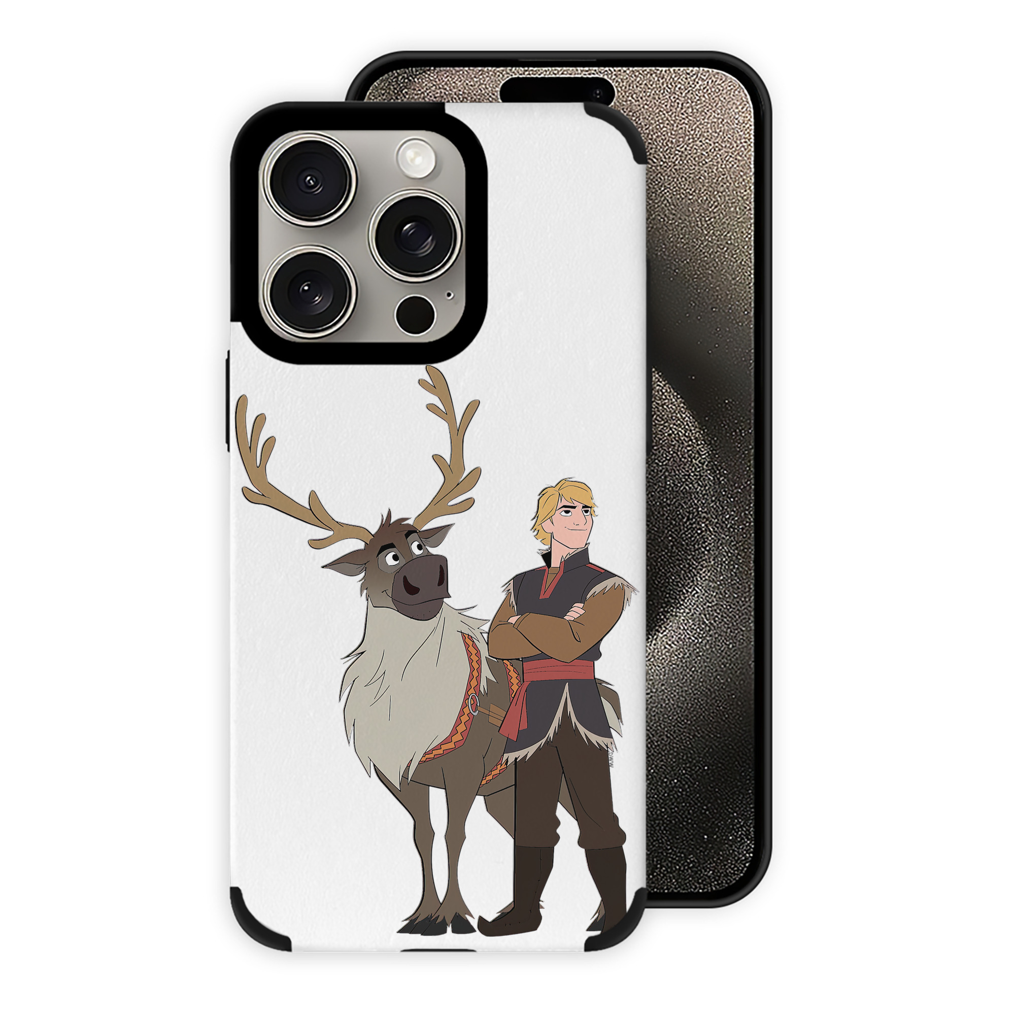 （画像用） アナと雪の女王 アンナ エルサ Frozen Anna Elsa 【iPhone15ProMax対応】 PUレザー スマホケース 耐衝撃＆黄変防止