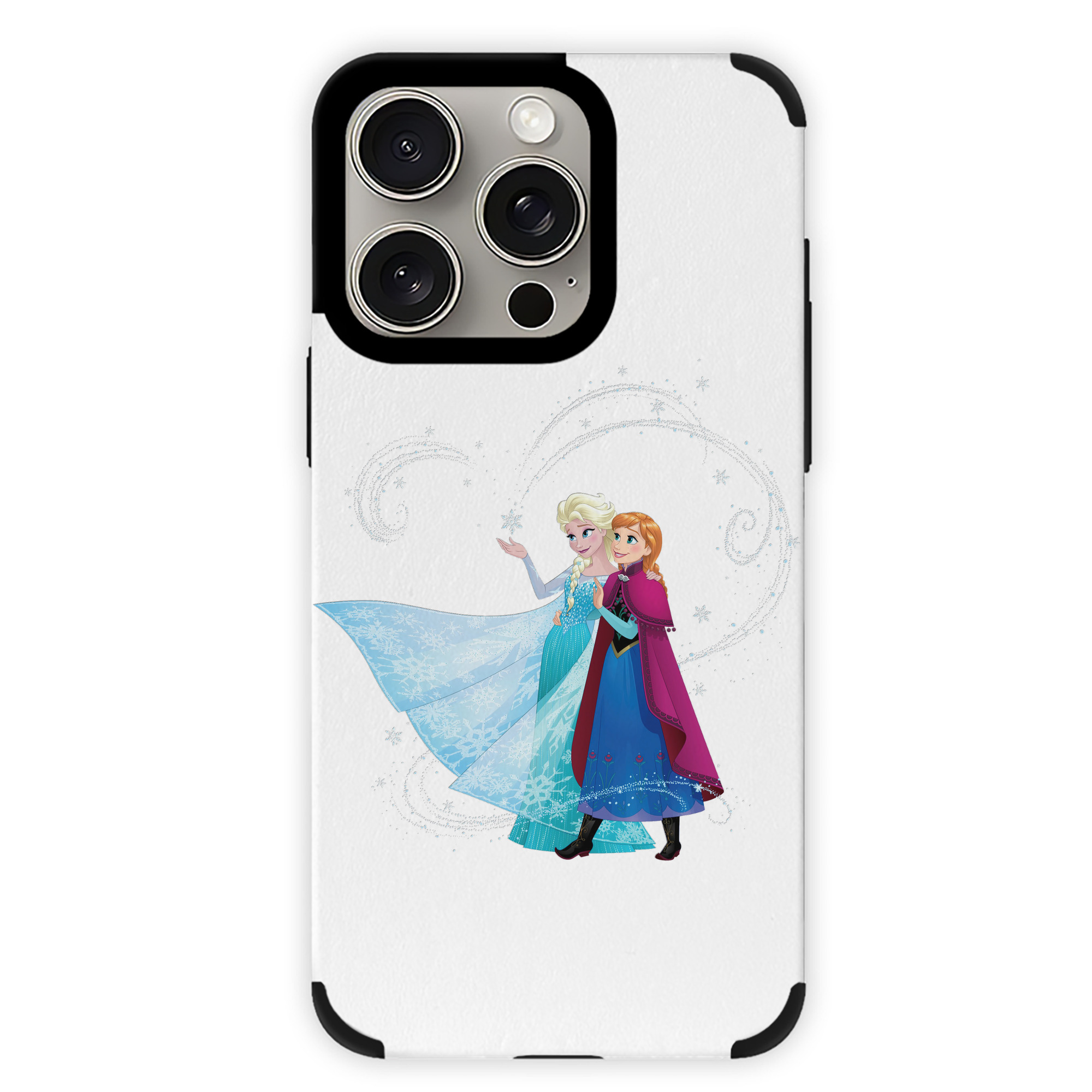 （画像用） アナと雪の女王 アンナ エルサ Frozen Anna Elsa 【iPhone15ProMax対応】 PUレザー スマホケース 耐衝撃＆黄変防止