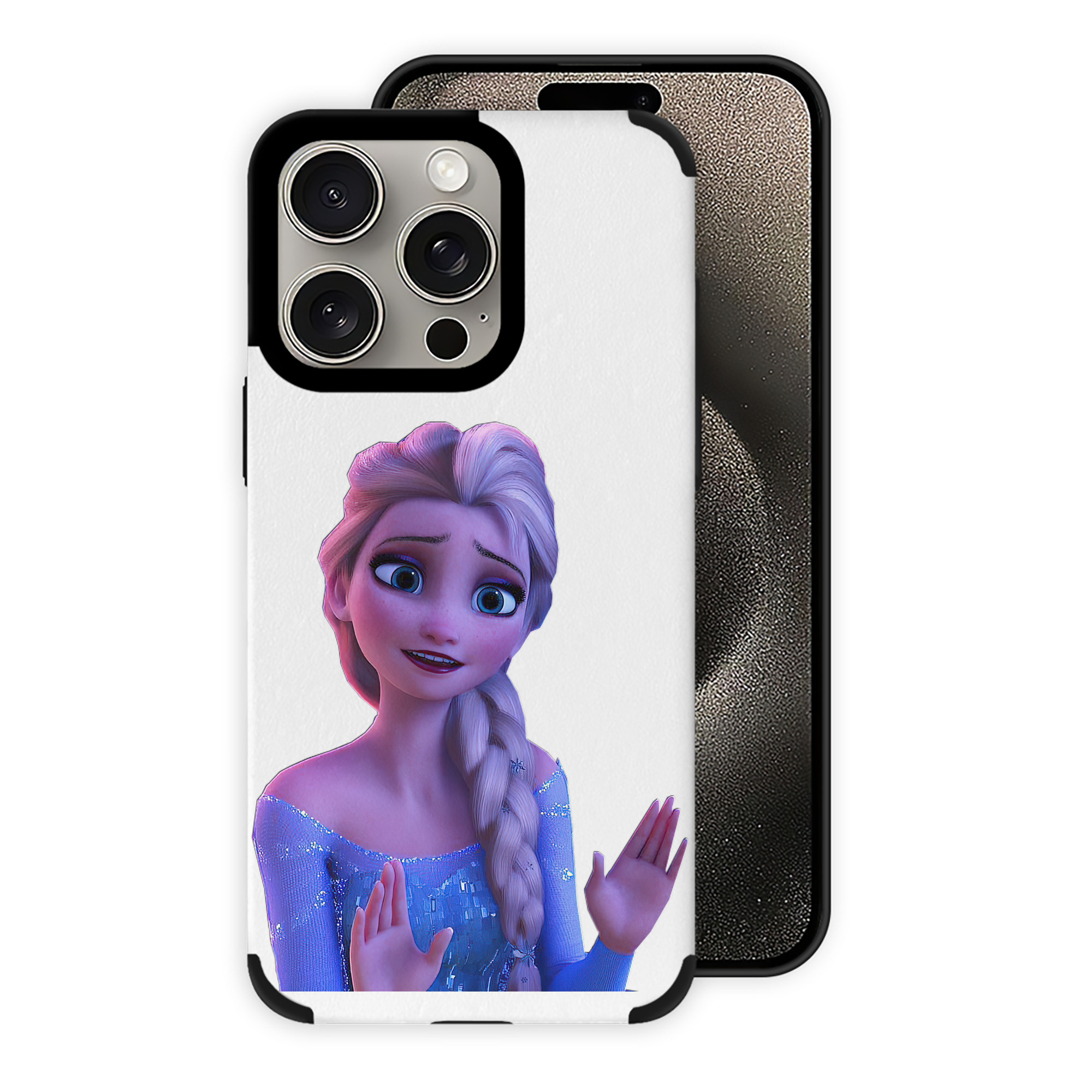 （画像用） アナと雪の女王 アンナ エルサ Frozen Anna Elsa 【iPhone15ProMax対応】 PUレザー スマホケース 耐衝撃＆黄変防止