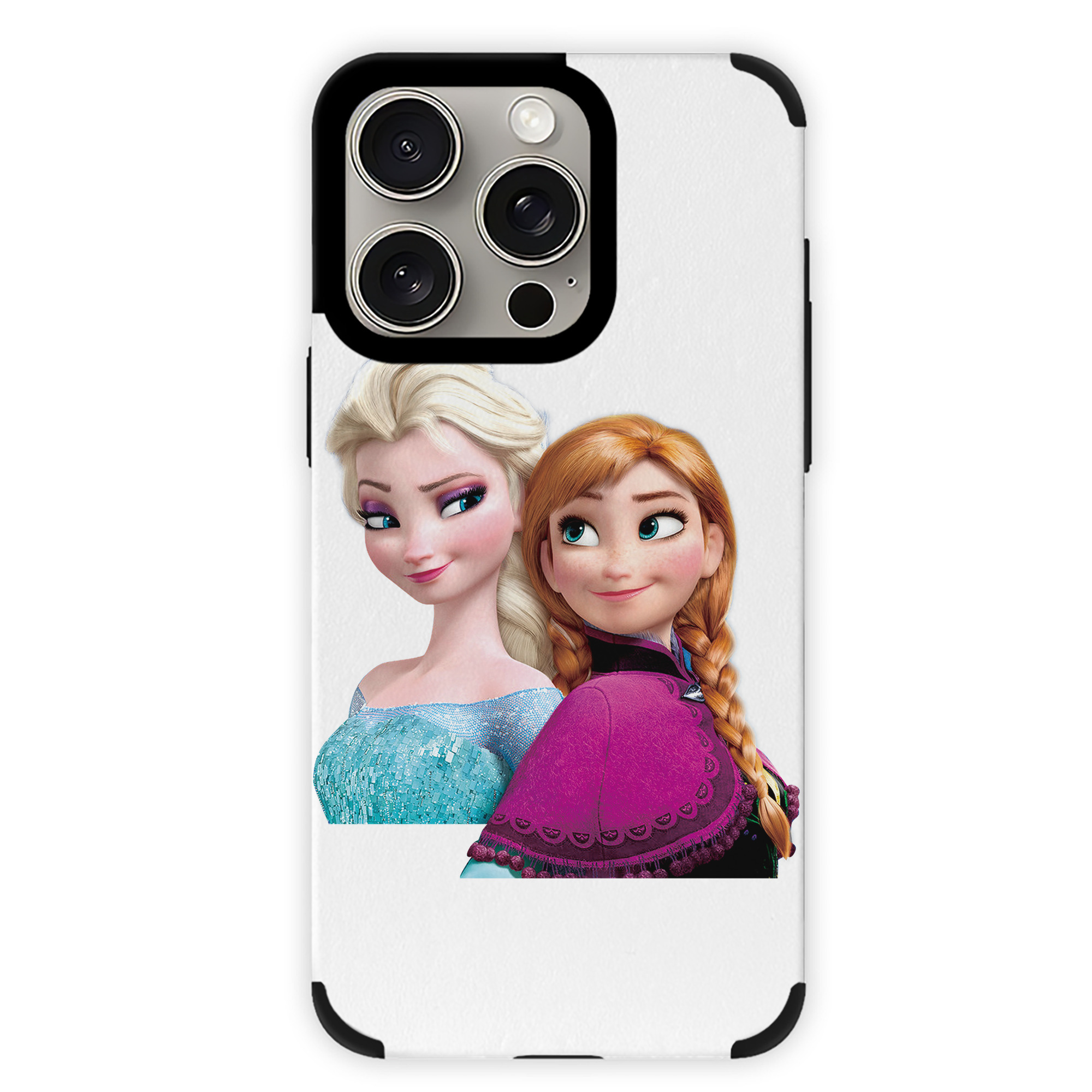 （画像用） アナと雪の女王 アンナ エルサ Frozen Anna Elsa 【iPhone15ProMax対応】 PUレザー スマホケース 耐衝撃＆黄変防止