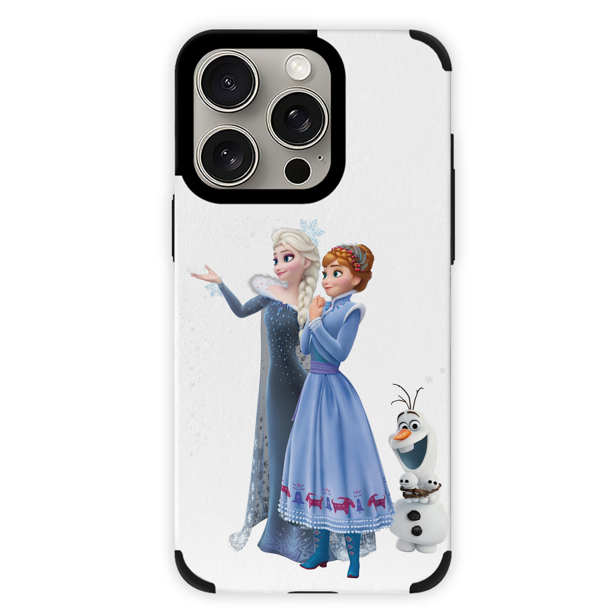 （画像用） アナと雪の女王 アンナ エルサ Frozen Anna Elsa 【iPhone15ProMax対応】 PUレザー スマホケース 耐衝撃＆黄変防止