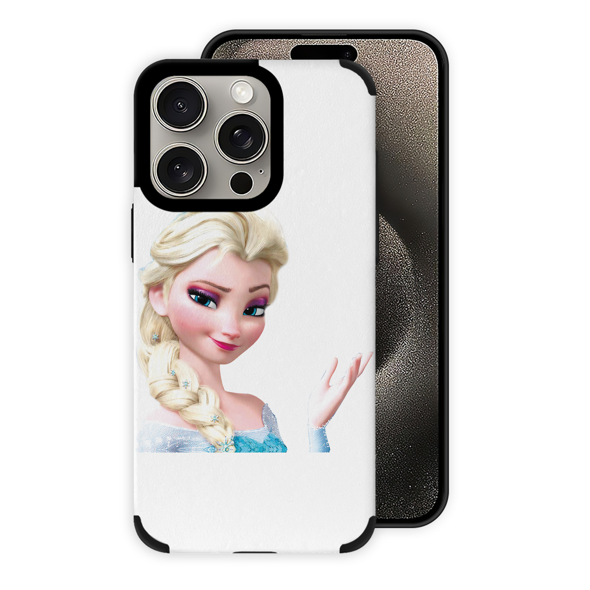 （画像用） アナと雪の女王 アンナ エルサ Frozen Anna Elsa 【iPhone15ProMax対応】 PUレザー スマホケース 耐衝撃＆黄変防止