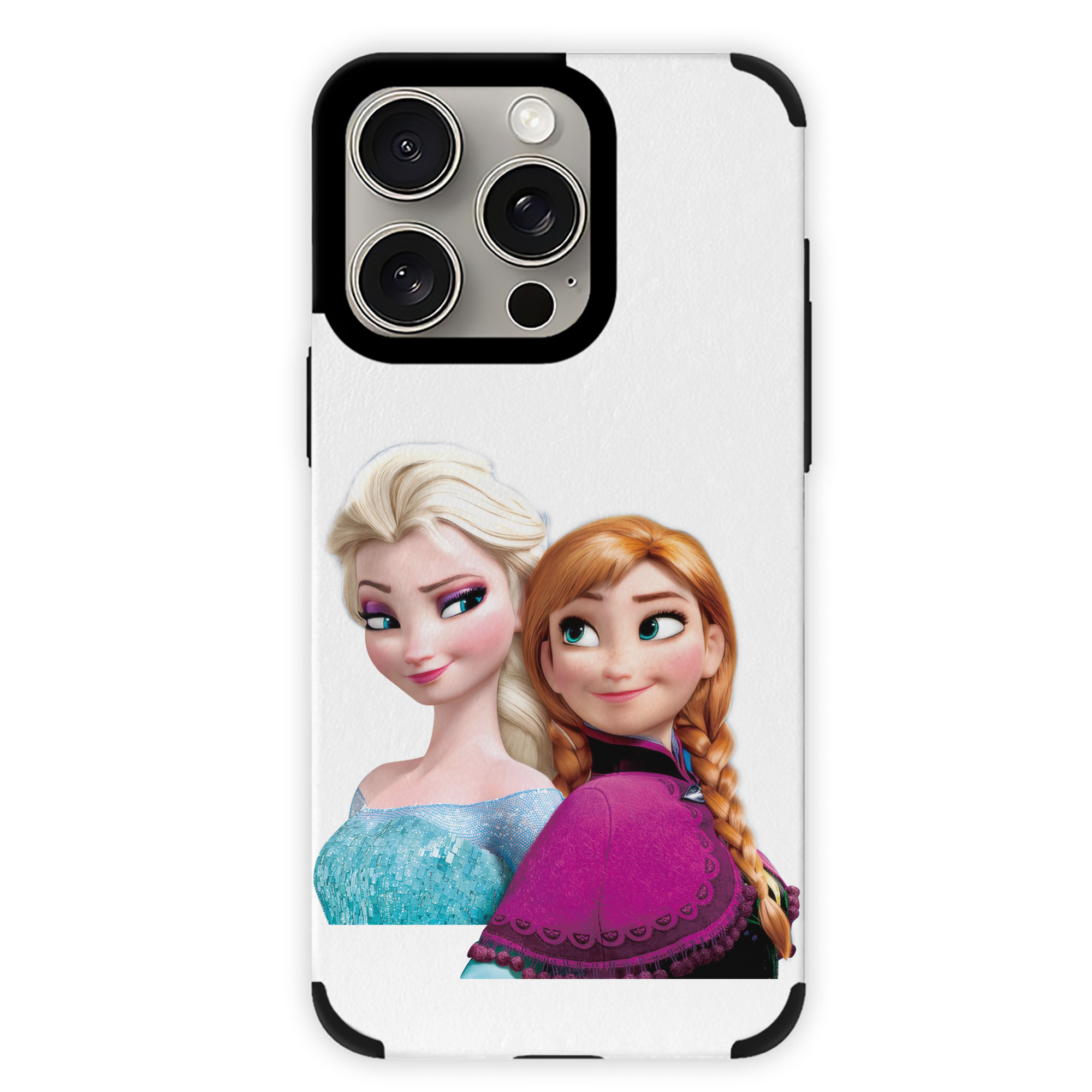 （画像用） アナと雪の女王 アンナ エルサ Frozen Anna Elsa 【iPhone15ProMax対応】 PUレザー スマホケース 耐衝撃＆黄変防止