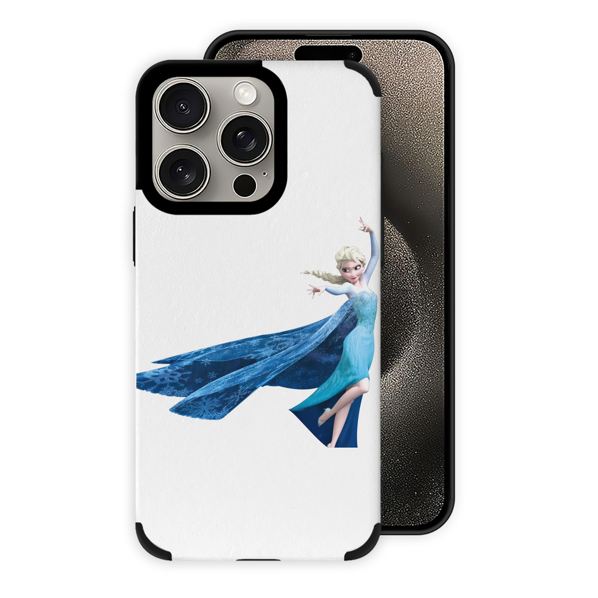 （画像用） アナと雪の女王 アンナ エルサ Frozen Anna Elsa 【iPhone15ProMax対応】 PUレザー スマホケース 耐衝撃＆黄変防止