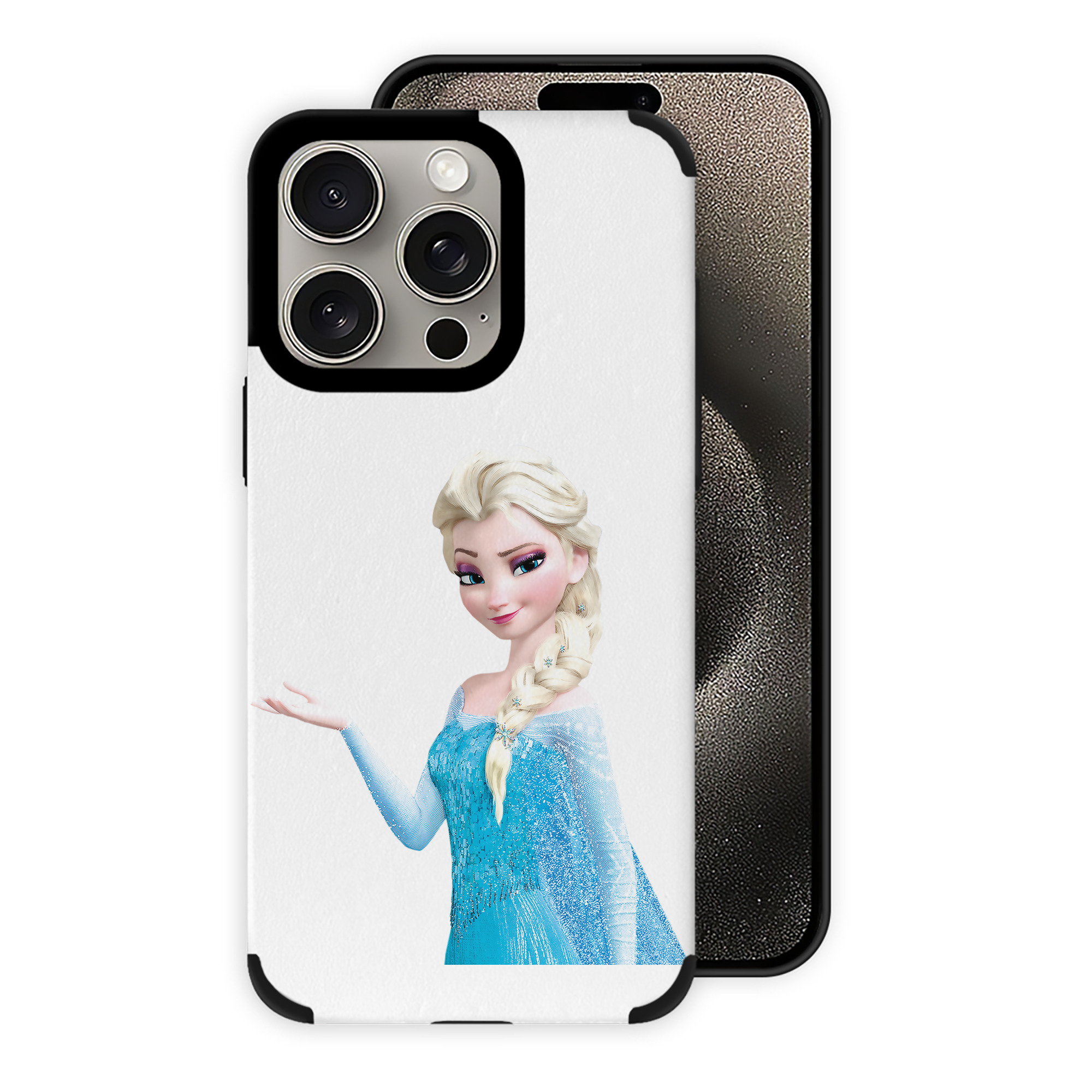 （画像用） アナと雪の女王 アンナ エルサ Frozen Anna Elsa 【iPhone15ProMax対応】 PUレザー スマホケース 耐衝撃＆黄変防止