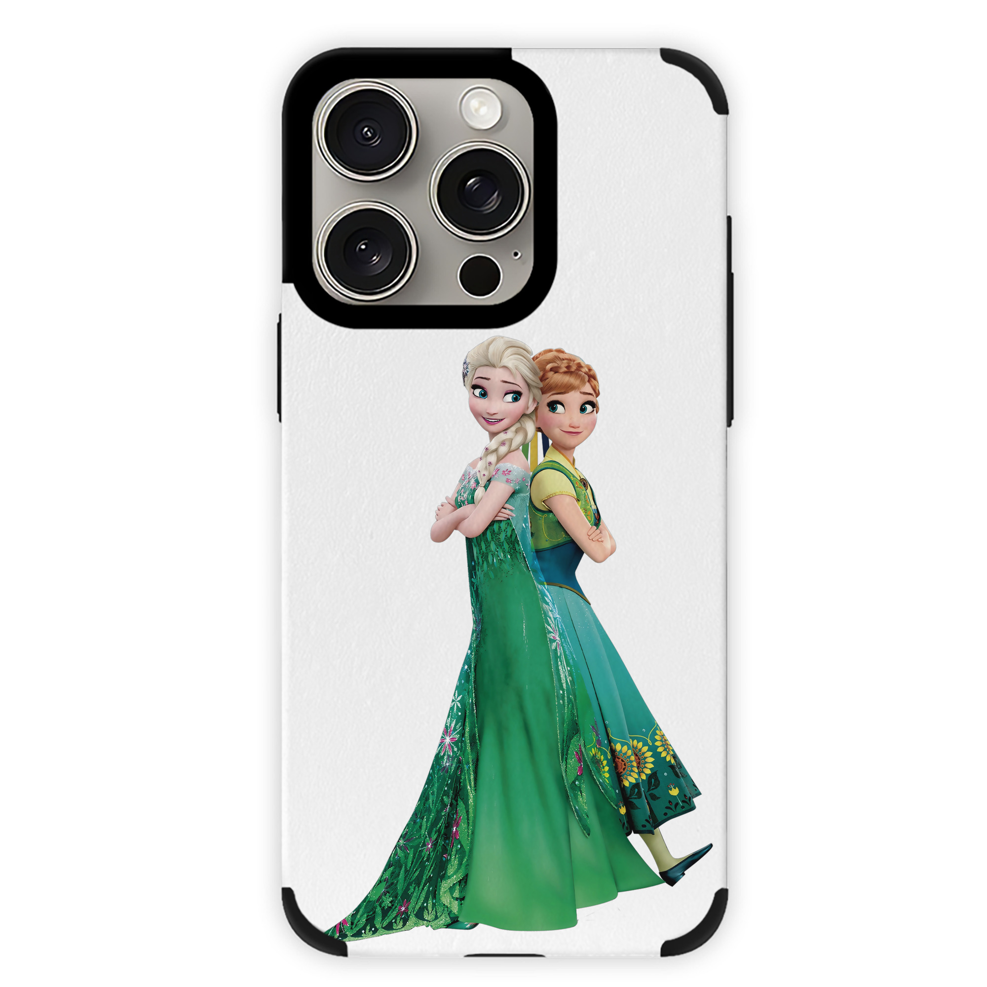 （画像用） アナと雪の女王 アンナ エルサ Frozen Anna Elsa 【iPhone15ProMax対応】 PUレザー スマホケース 耐衝撃＆黄変防止