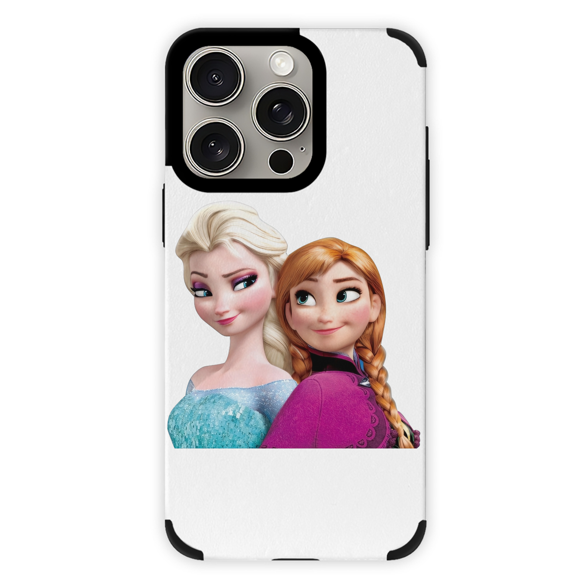 （画像用） アナと雪の女王 アンナ エルサ Frozen Anna Elsa 【iPhone15ProMax対応】 PUレザー スマホケース 耐衝撃＆黄変防止