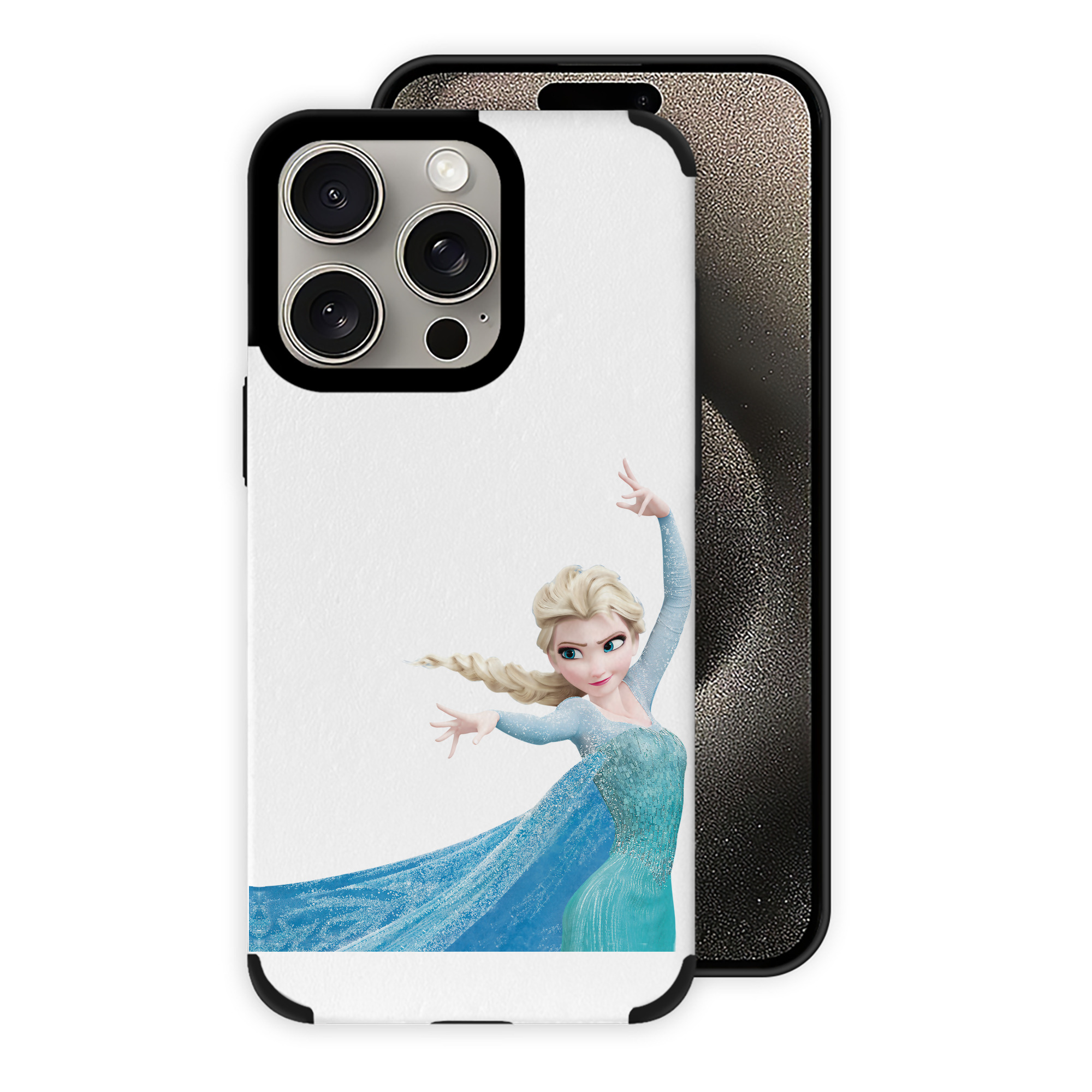 （画像用） アナと雪の女王 アンナ エルサ Frozen Anna Elsa 【iPhone15ProMax対応】 PUレザー スマホケース 耐衝撃＆黄変防止
