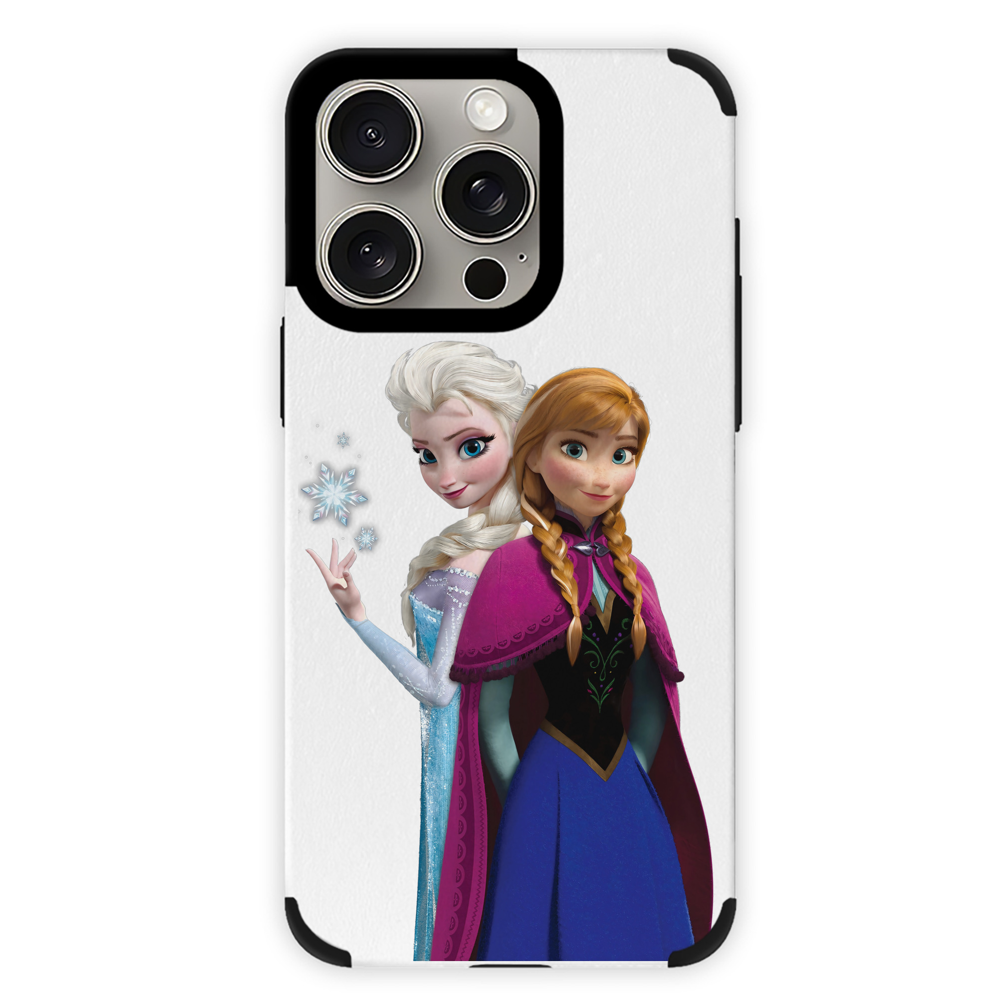 （画像用） アナと雪の女王 アンナ エルサ Frozen Anna Elsa 【iPhone15ProMax対応】 PUレザー スマホケース 耐衝撃＆黄変防止