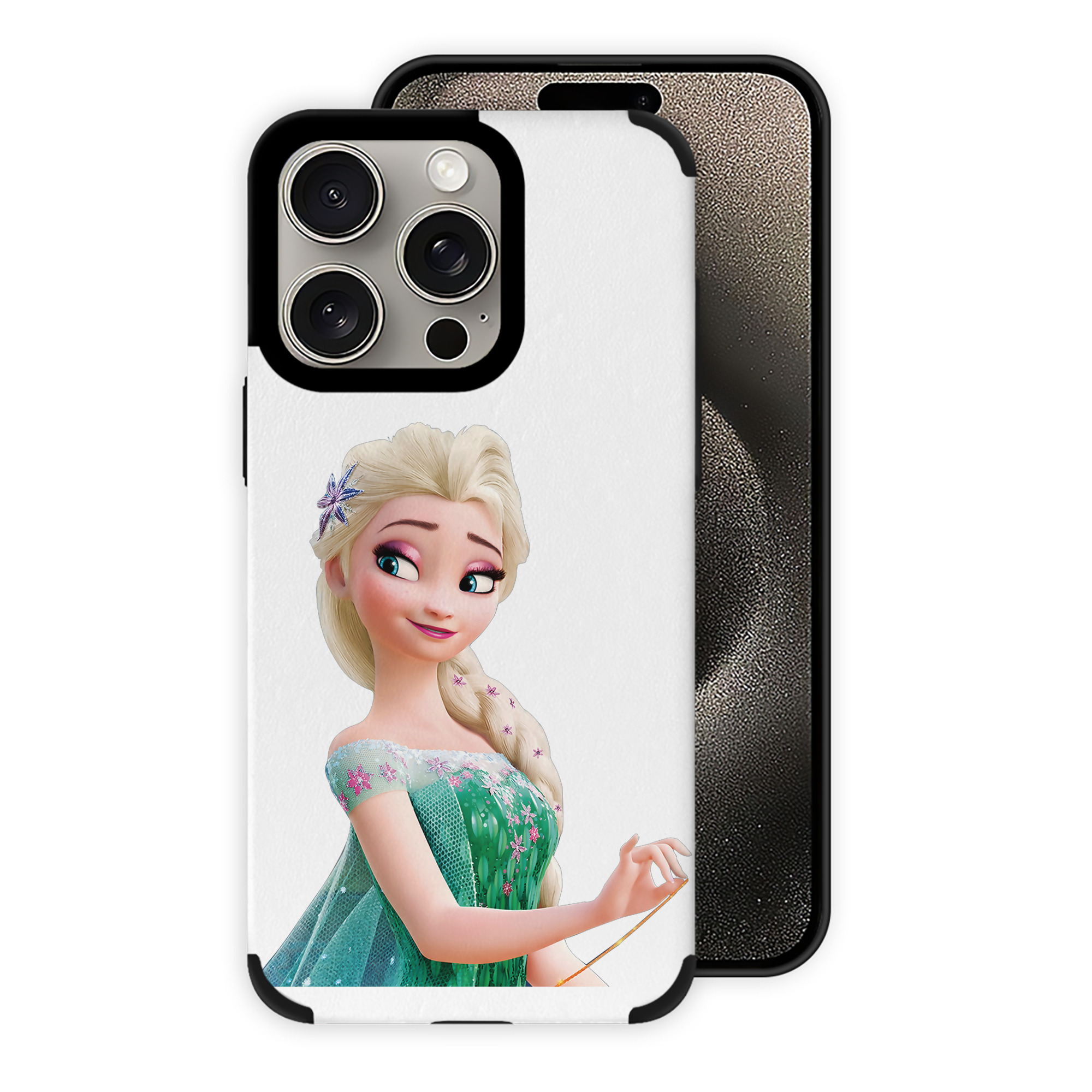 （画像用） アナと雪の女王 アンナ エルサ Frozen Anna Elsa 【iPhone15ProMax対応】 PUレザー スマホケース 耐衝撃＆黄変防止