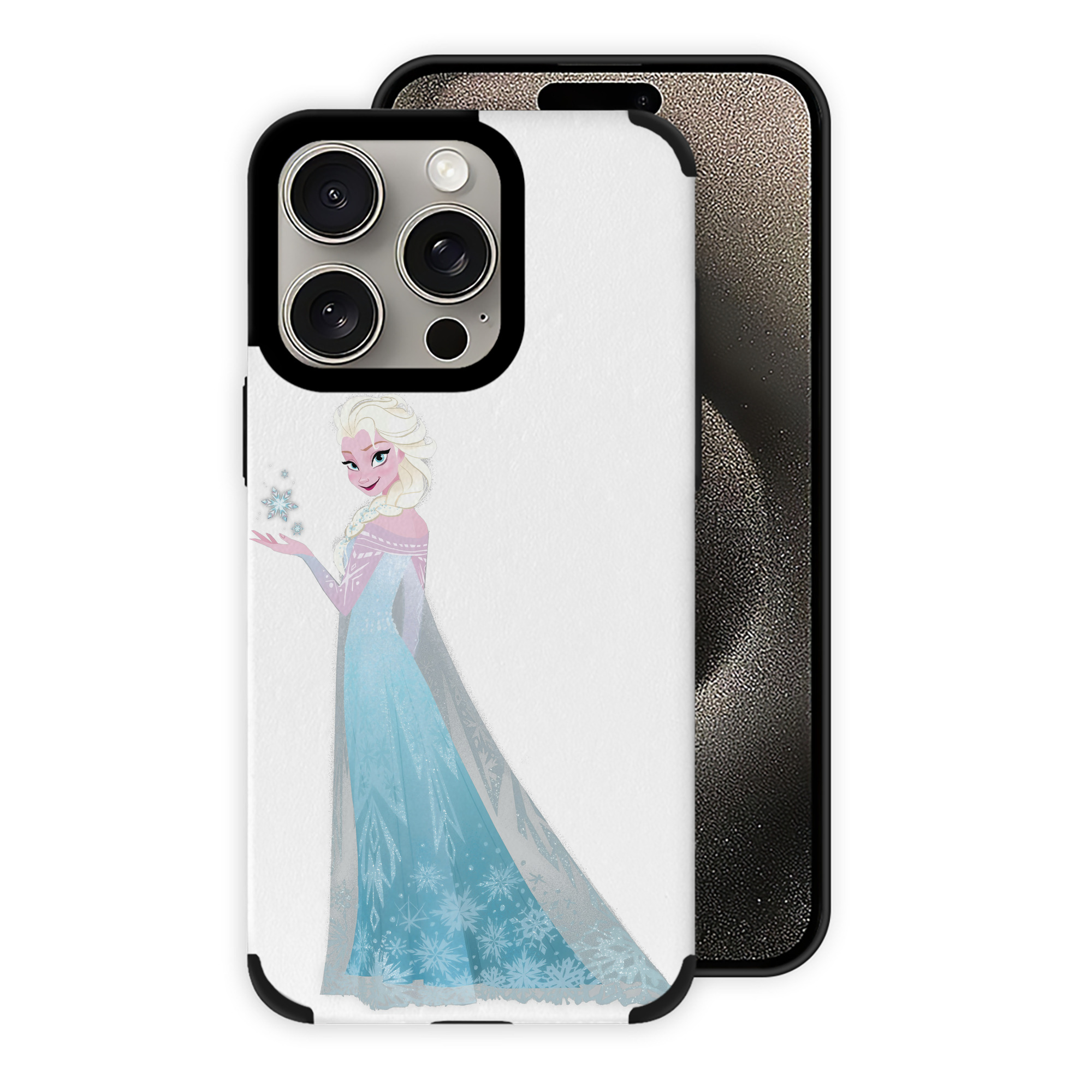 （画像用） アナと雪の女王 アンナ エルサ Frozen Anna Elsa 【iPhone15ProMax対応】 PUレザー スマホケース 耐衝撃＆黄変防止