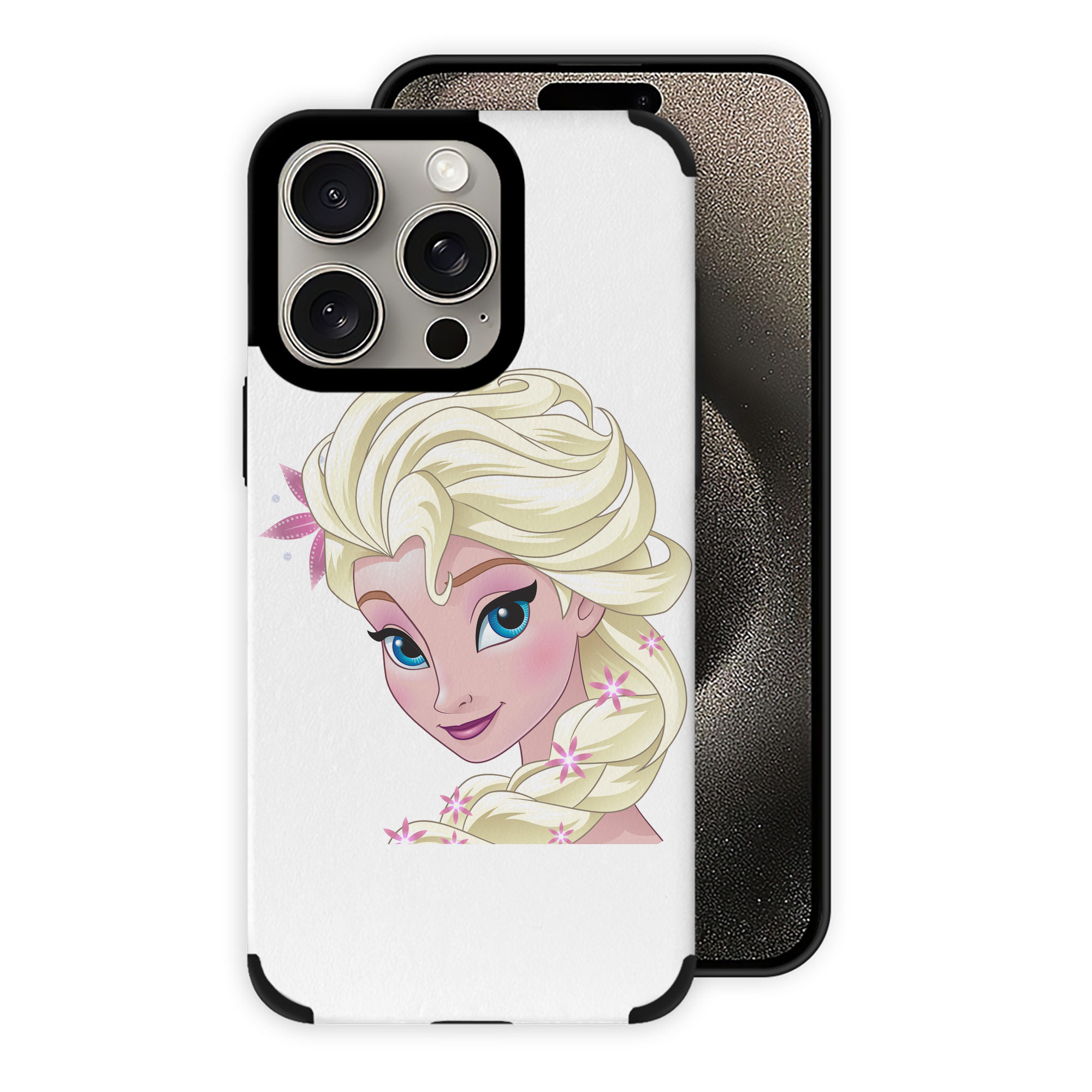 （画像用） アナと雪の女王 アンナ エルサ Frozen Anna Elsa 【iPhone15ProMax対応】 PUレザー スマホケース 耐衝撃＆黄変防止