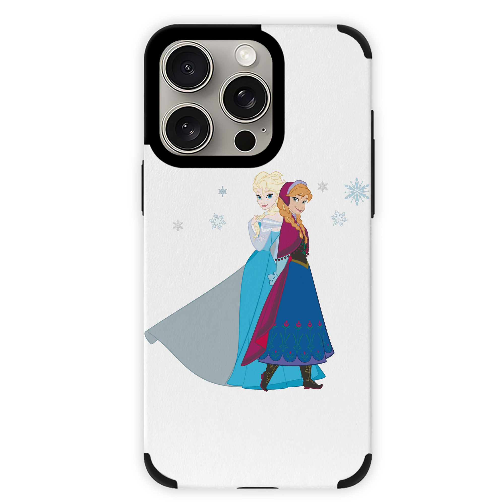 （画像用） アナと雪の女王 アンナ エルサ Frozen Anna Elsa 【iPhone15ProMax対応】 PUレザー スマホケース 耐衝撃＆黄変防止