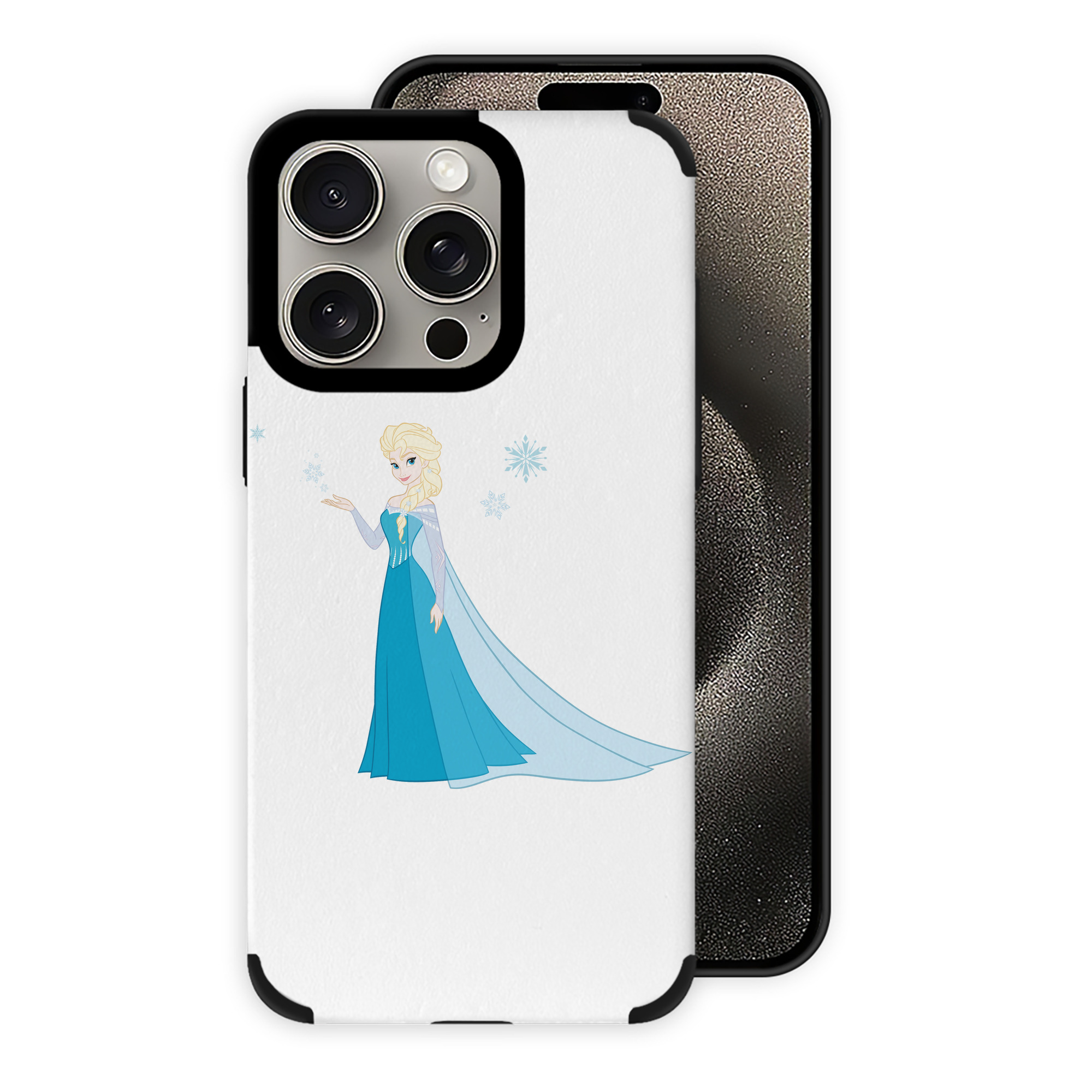 （画像用） アナと雪の女王 アンナ エルサ Frozen Anna Elsa 【iPhone15ProMax対応】 PUレザー スマホケース 耐衝撃＆黄変防止