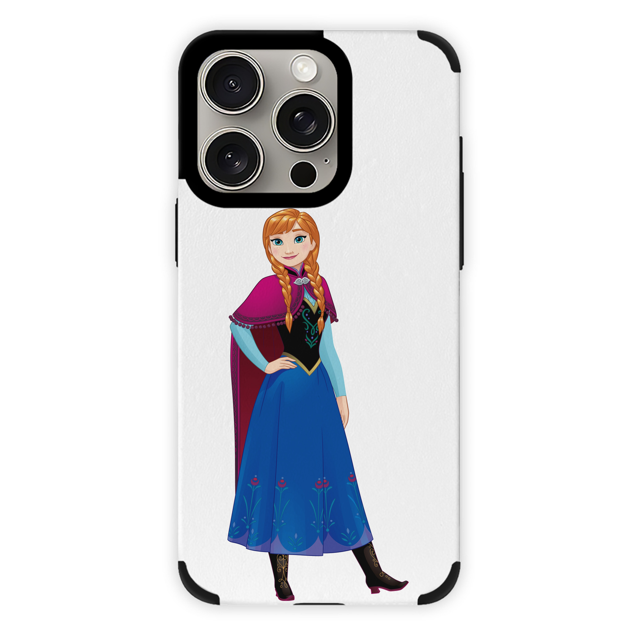 （画像用） アナと雪の女王 アンナ エルサ Frozen Anna Elsa 【iPhone15ProMax対応】 PUレザー スマホケース 耐衝撃＆黄変防止