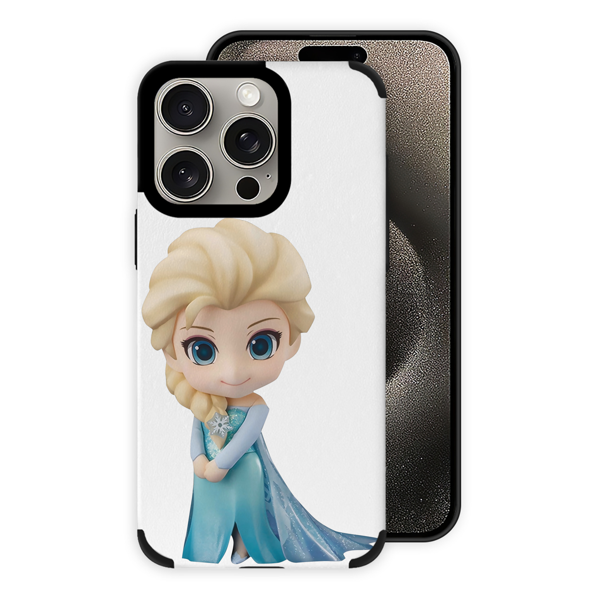（画像用） アナと雪の女王 アンナ エルサ Frozen Anna Elsa 【iPhone15ProMax対応】 PUレザー スマホケース 耐衝撃＆黄変防止