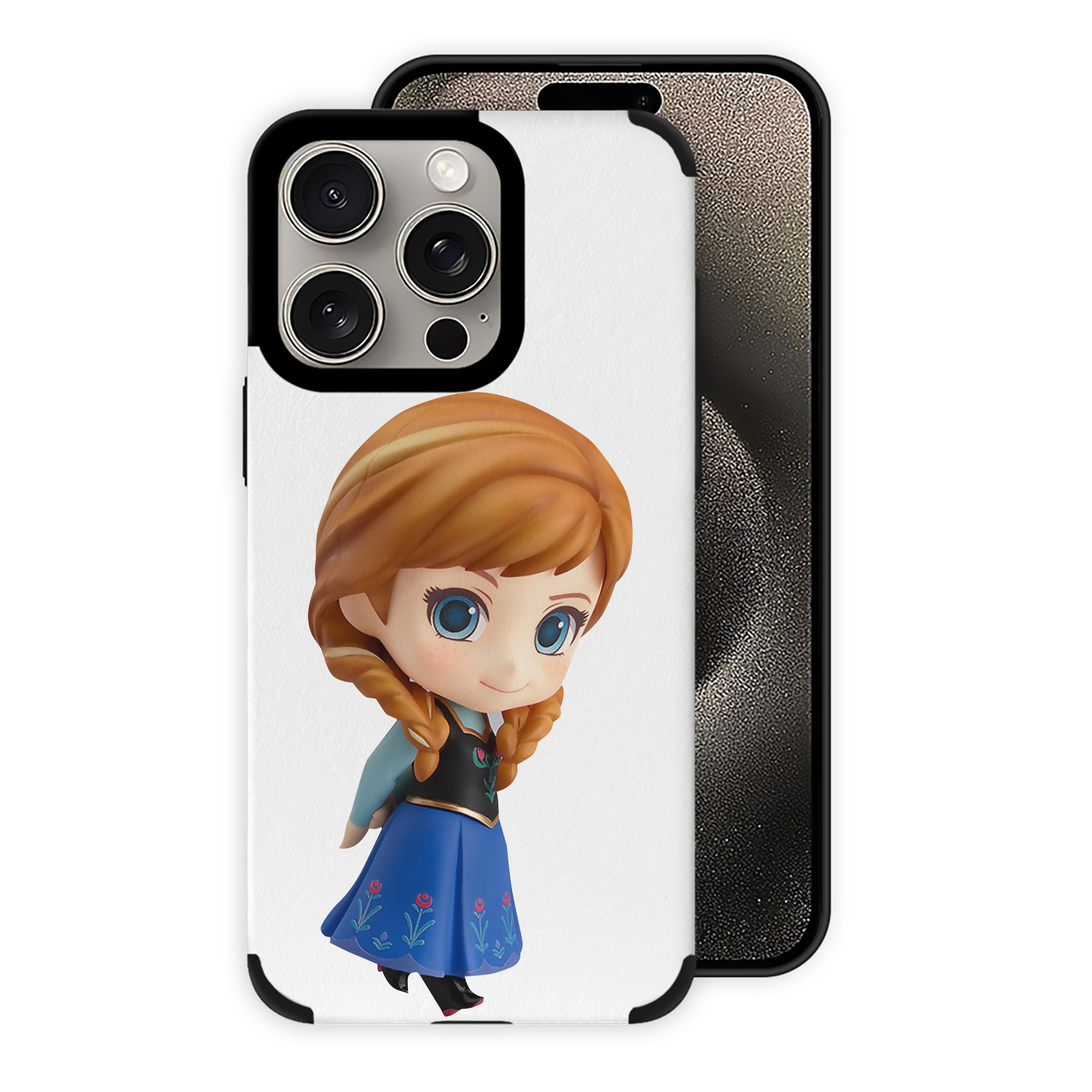 （画像用） アナと雪の女王 アンナ エルサ Frozen Anna Elsa 【iPhone15ProMax対応】 PUレザー スマホケース 耐衝撃＆黄変防止