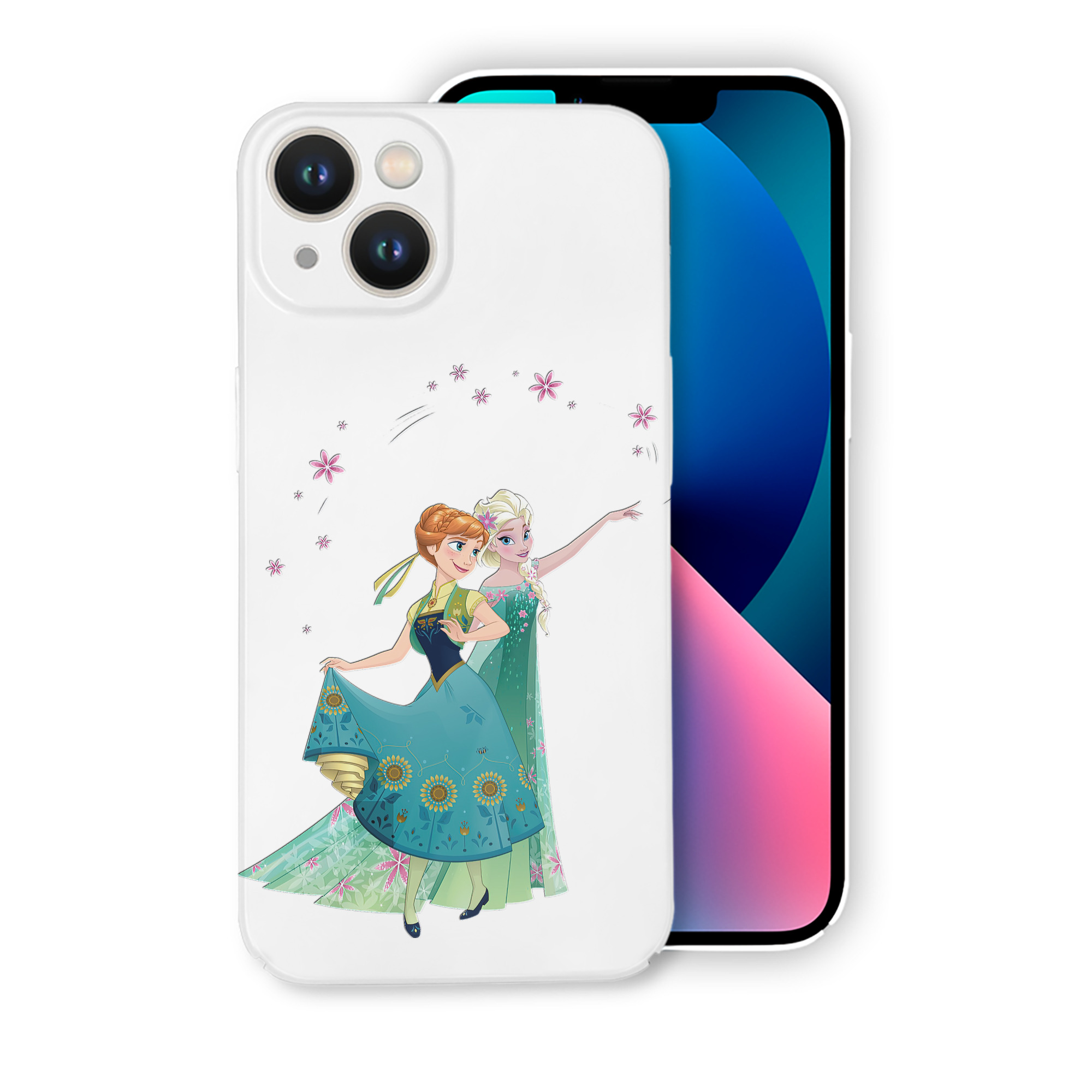 （画像用） アナと雪の女王 アンナ エルサ Frozen Anna Elsa 【iPhone 14シリーズ対応】ハードケース