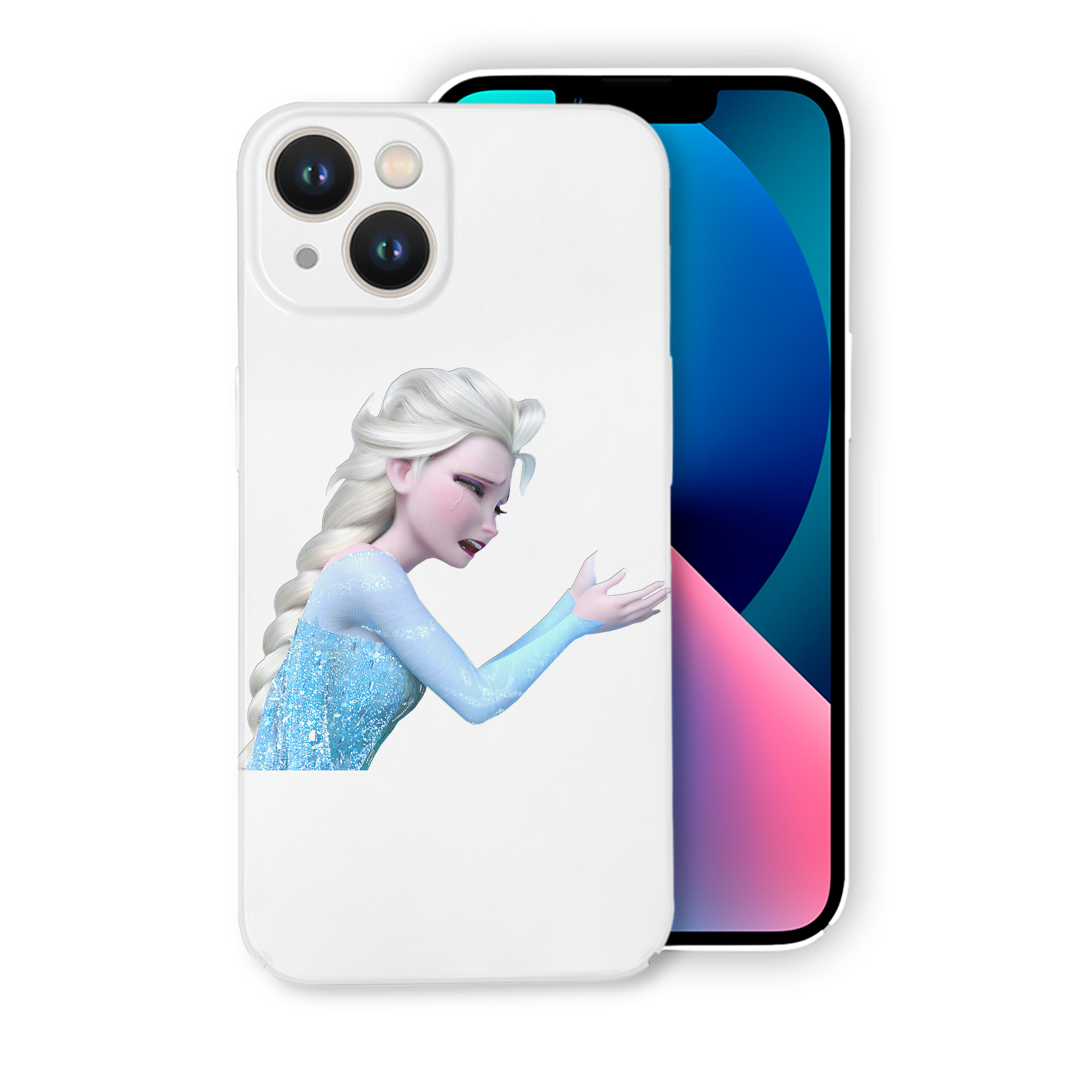 （画像用） アナと雪の女王 アンナ エルサ Frozen Anna Elsa 【iPhone 14シリーズ対応】ハードケース