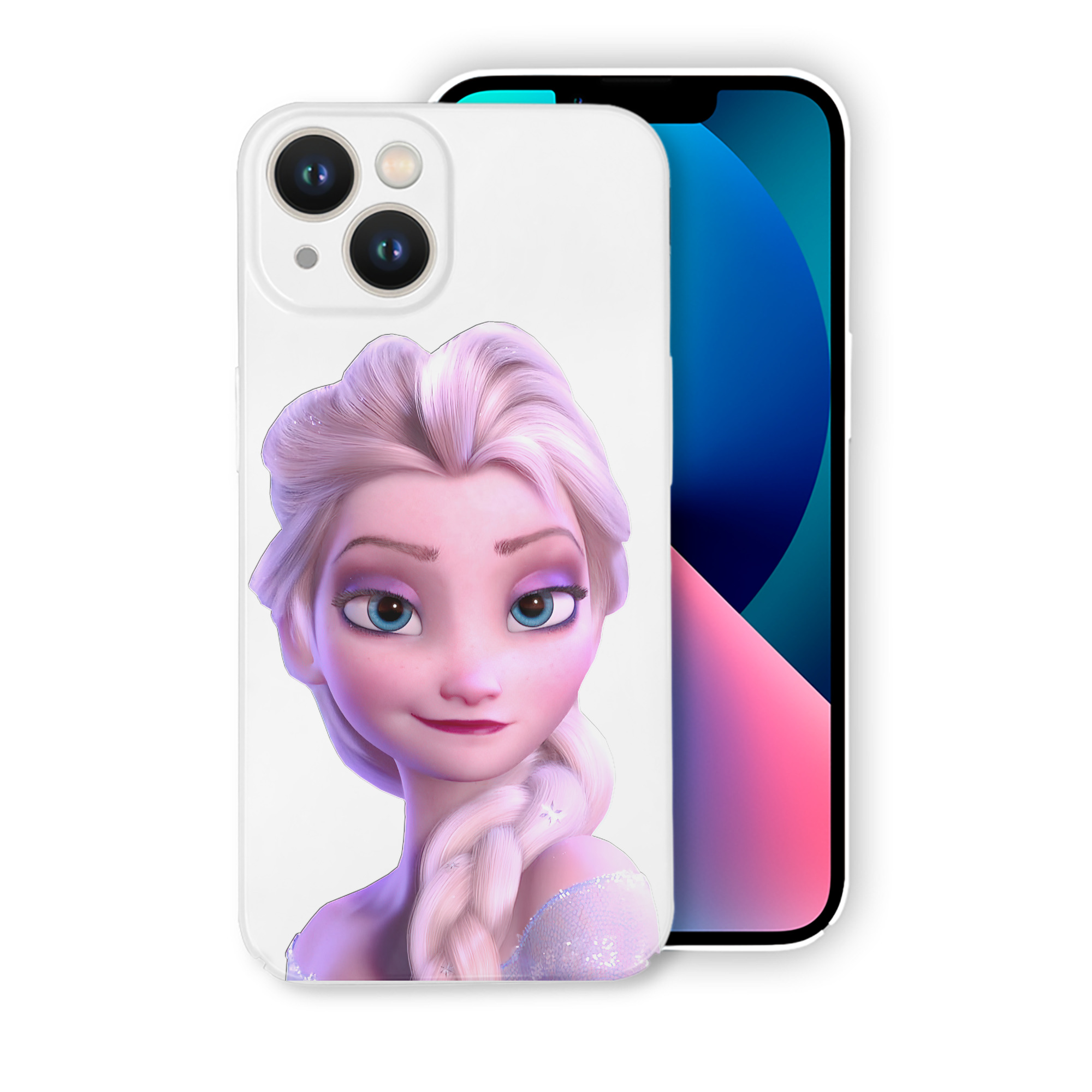 （画像用） アナと雪の女王 アンナ エルサ Frozen Anna Elsa 【iPhone 14シリーズ対応】ハードケース