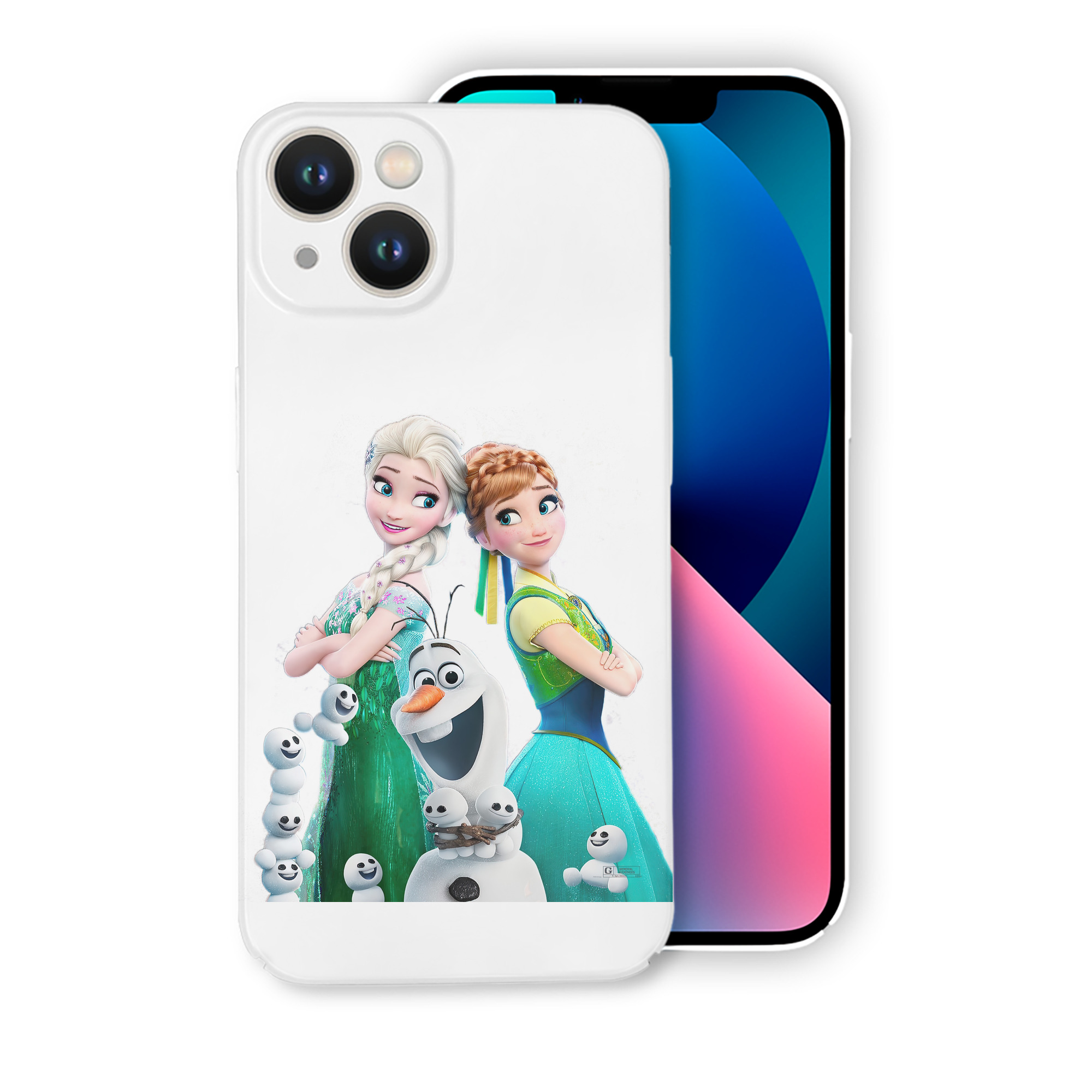 （画像用） アナと雪の女王 アンナ エルサ Frozen Anna Elsa 【iPhone 14シリーズ対応】ハードケース