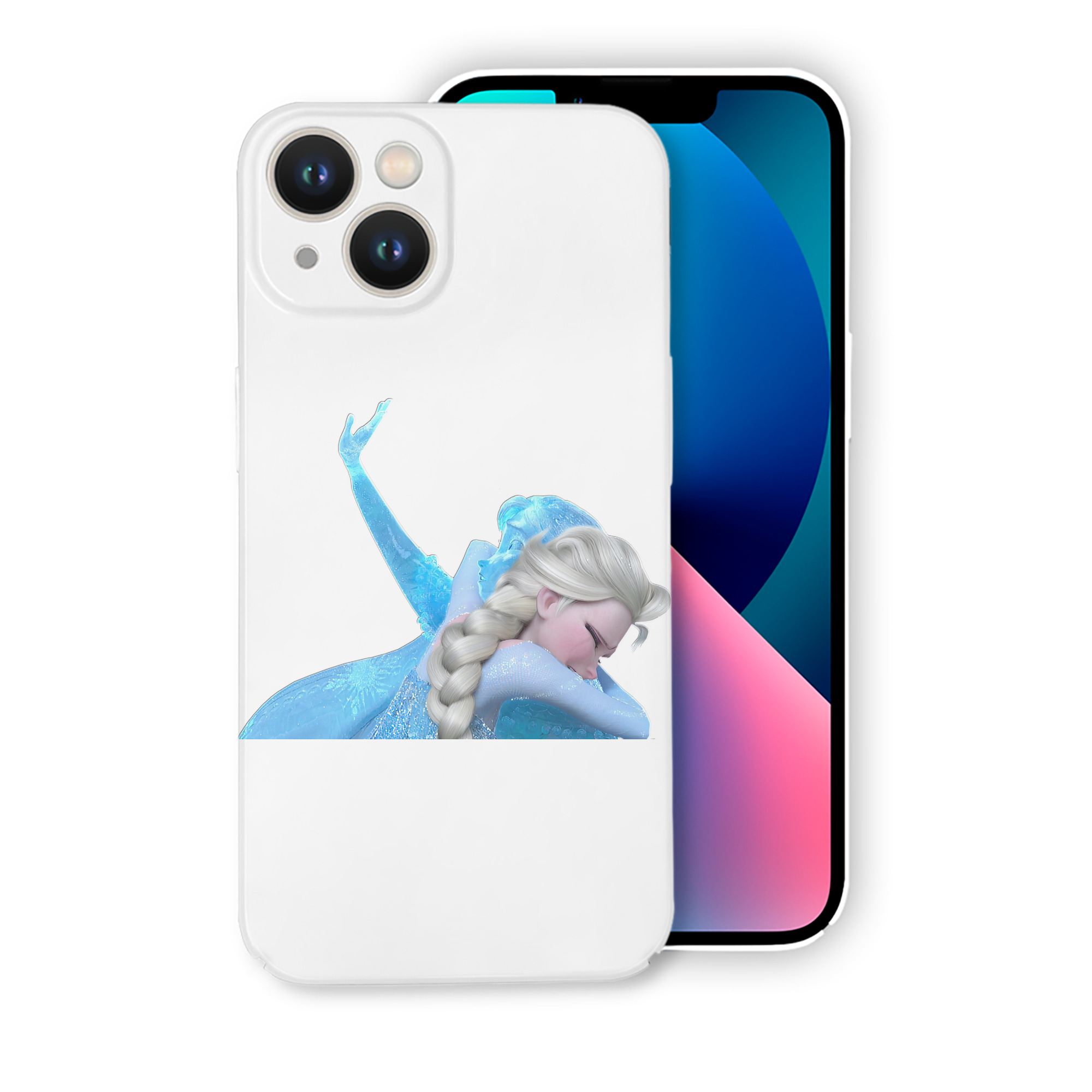 （画像用） アナと雪の女王 アンナ エルサ Frozen Anna Elsa 【iPhone 14シリーズ対応】ハードケース
