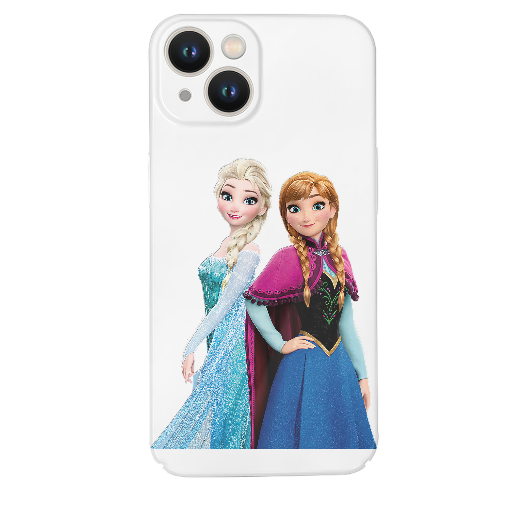（画像用） アナと雪の女王 アンナ エルサ Frozen Anna Elsa 【iPhone 14シリーズ対応】ハードケース