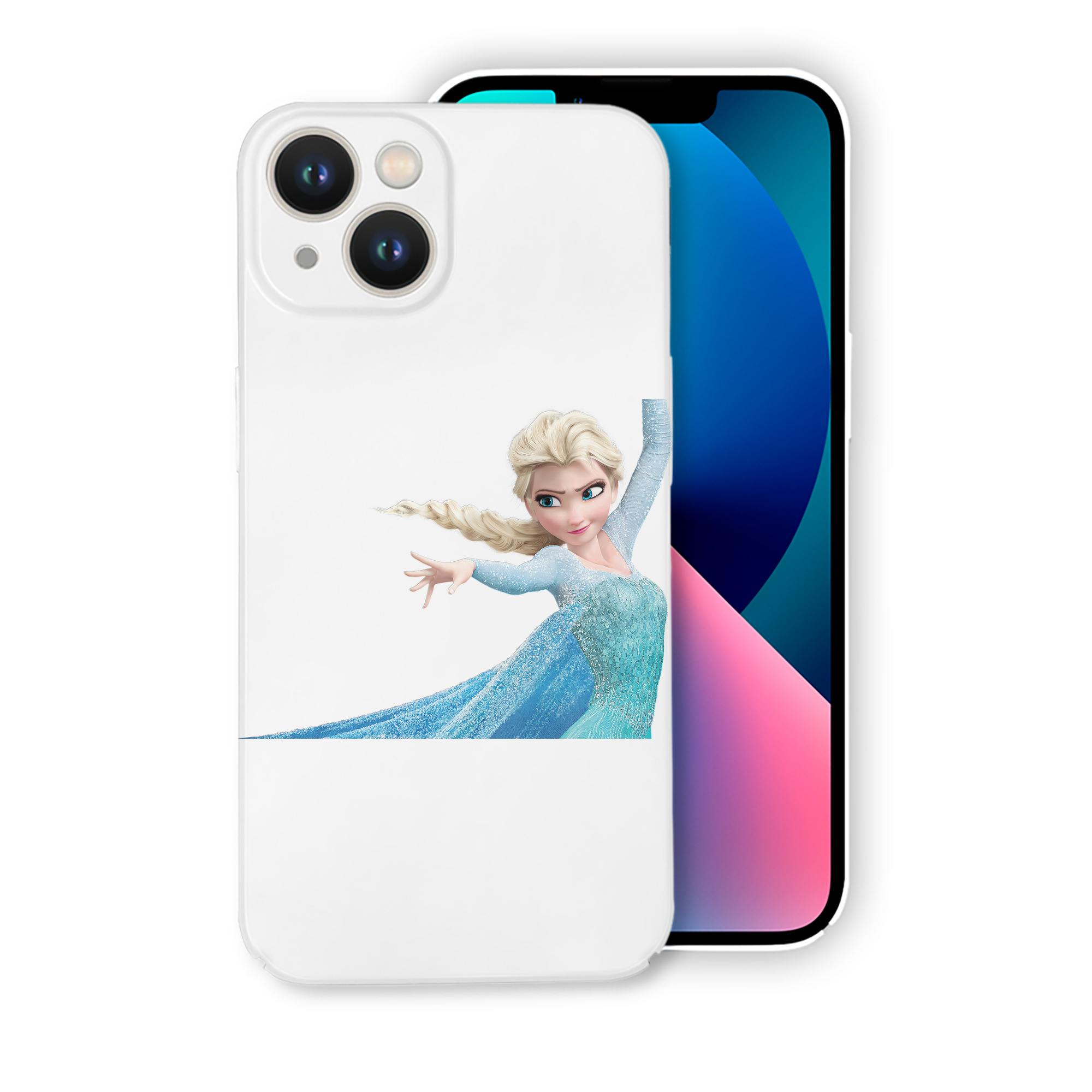 （画像用） アナと雪の女王 アンナ エルサ Frozen Anna Elsa 【iPhone 14シリーズ対応】ハードケース