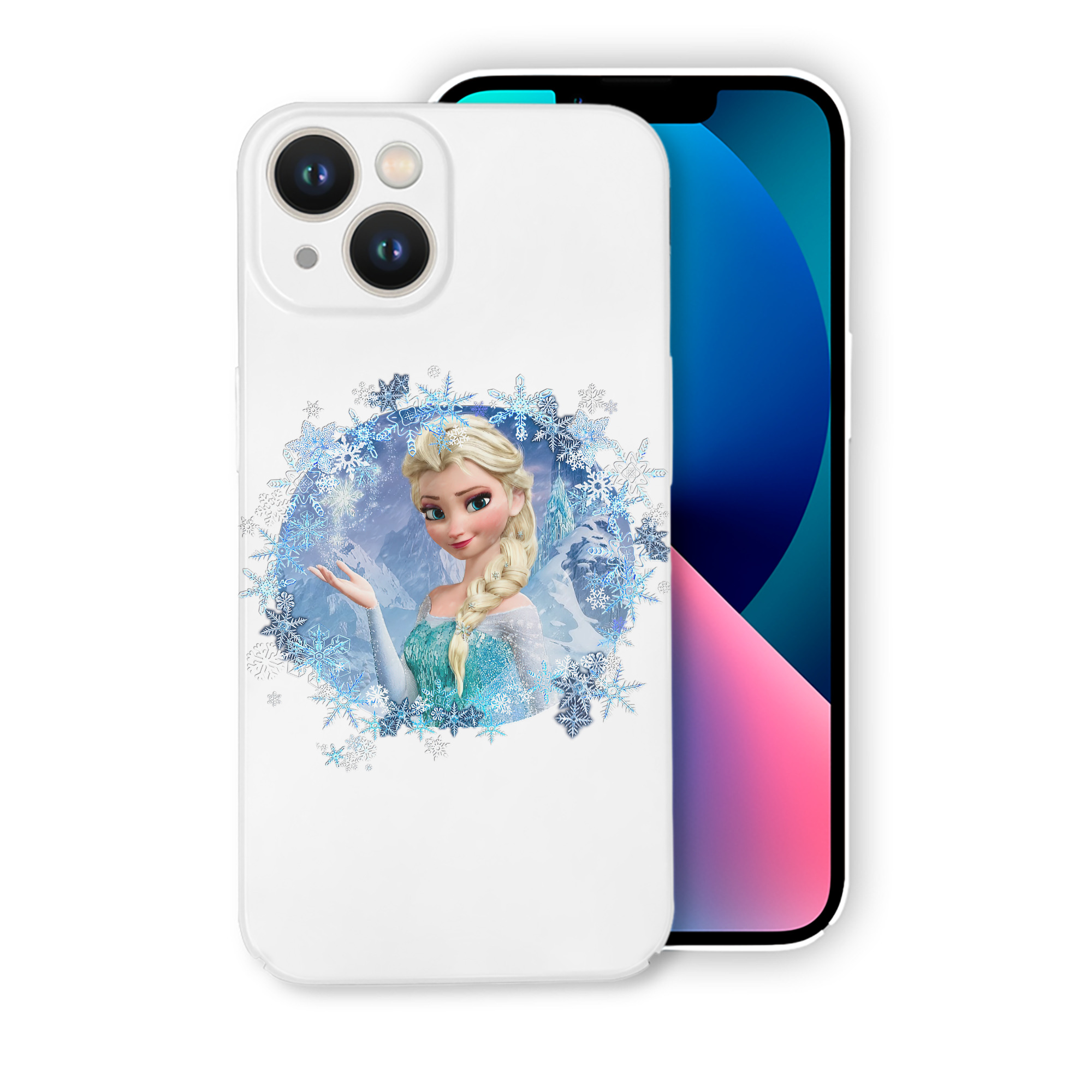 （画像用） アナと雪の女王 アンナ エルサ Frozen Anna Elsa 【iPhone 14シリーズ対応】ハードケース