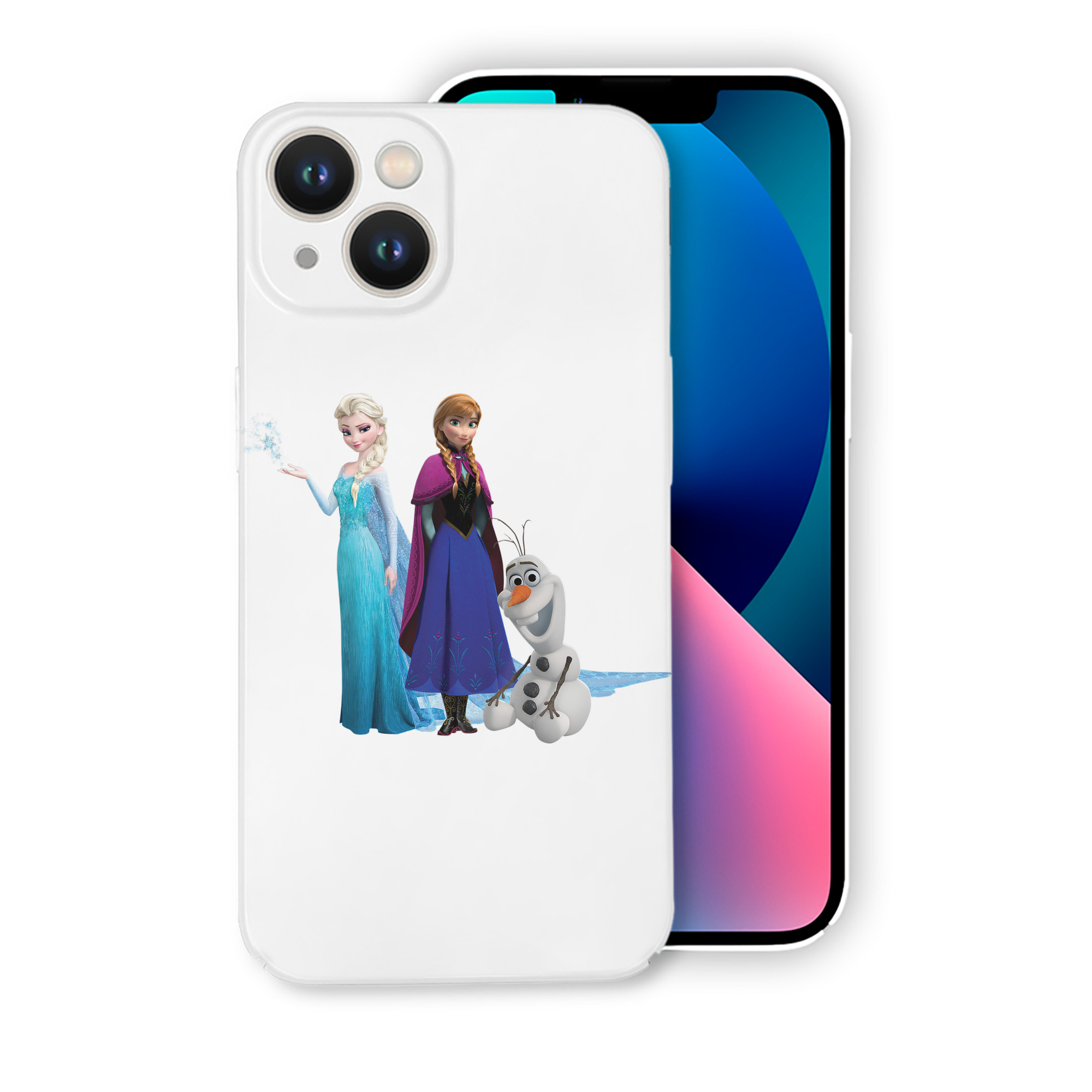 （画像用） アナと雪の女王 アンナ エルサ Frozen Anna Elsa 【iPhone 14シリーズ対応】ハードケース