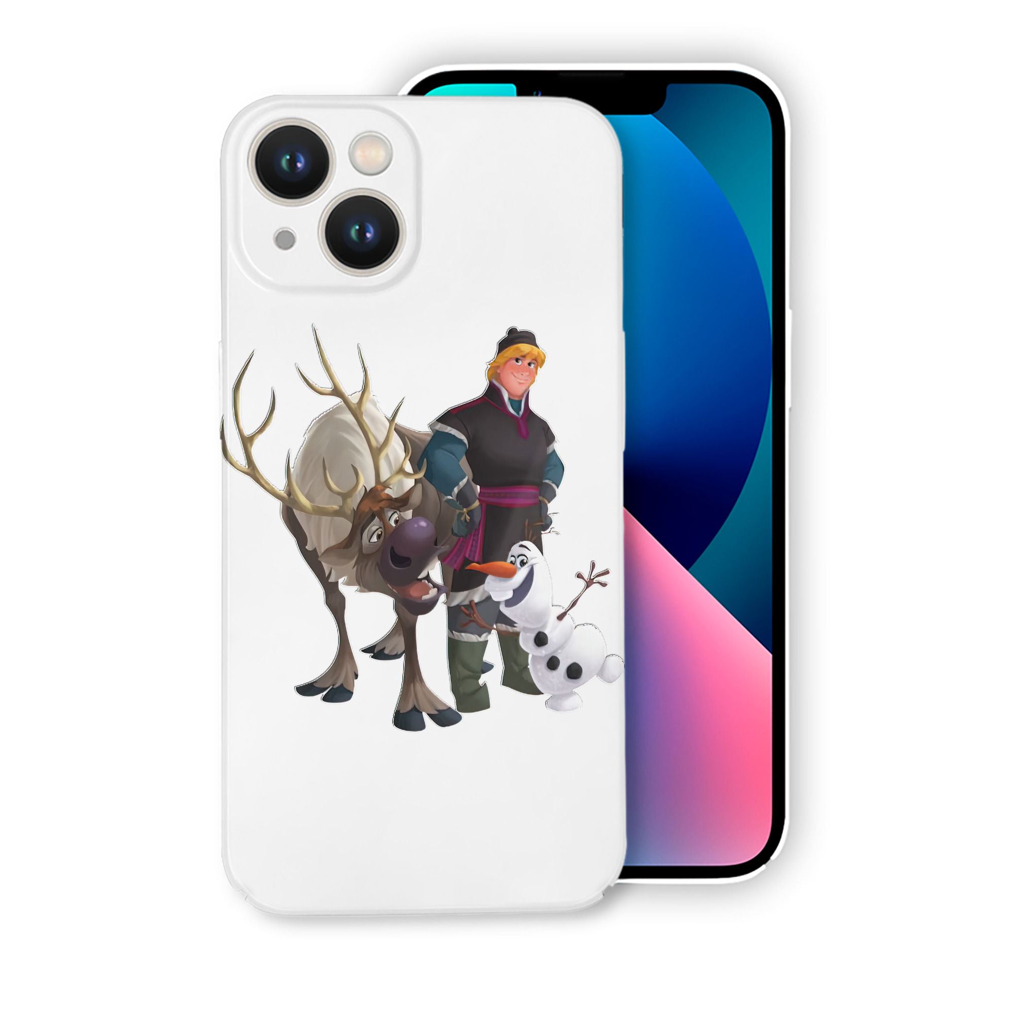 （画像用） アナと雪の女王 アンナ エルサ Frozen Anna Elsa 【iPhone 14シリーズ対応】ハードケース