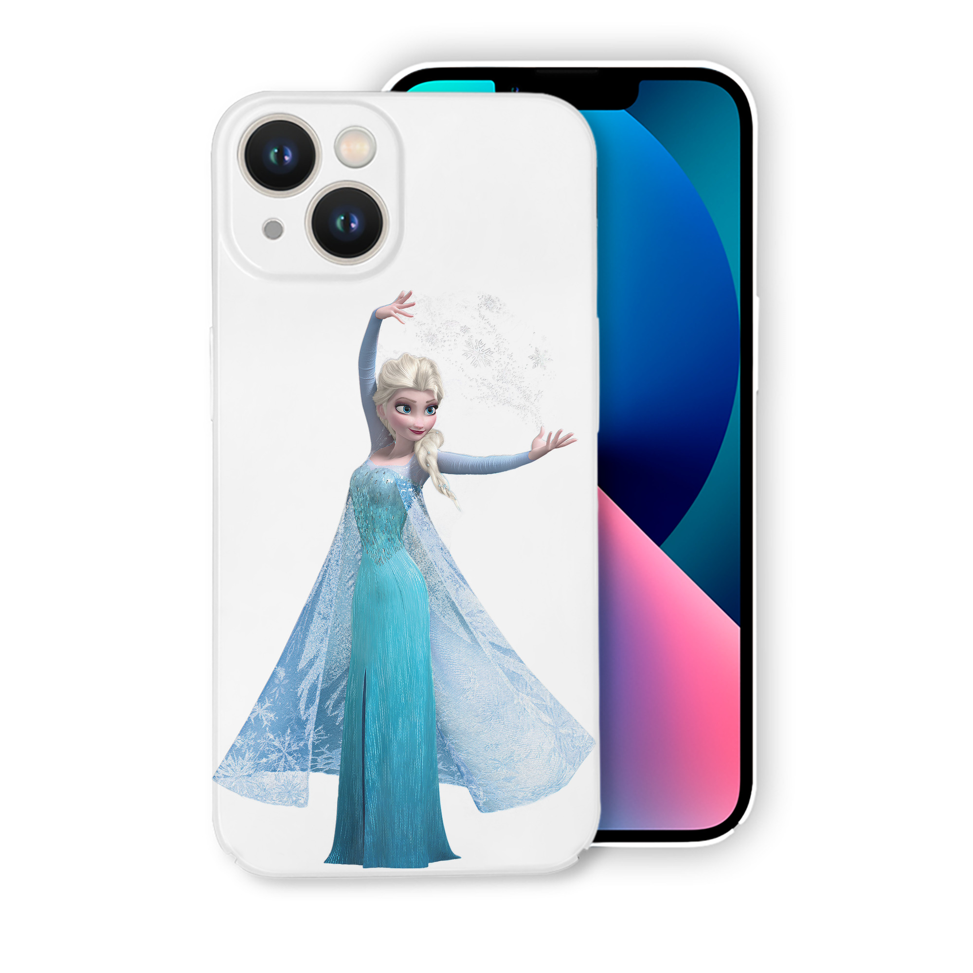 （画像用） アナと雪の女王 アンナ エルサ Frozen Anna Elsa 【iPhone 14シリーズ対応】ハードケース