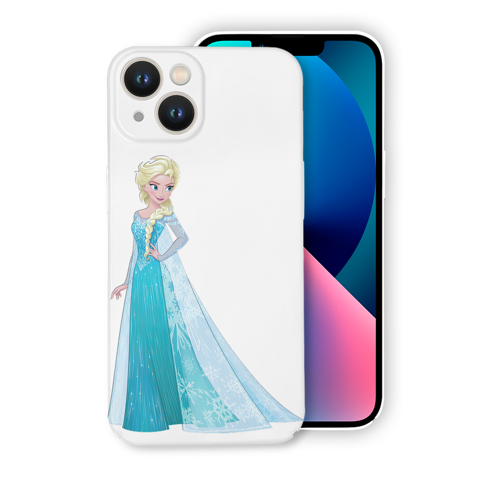 （画像用） アナと雪の女王 アンナ エルサ Frozen Anna Elsa 【iPhone 14シリーズ対応】ハードケース