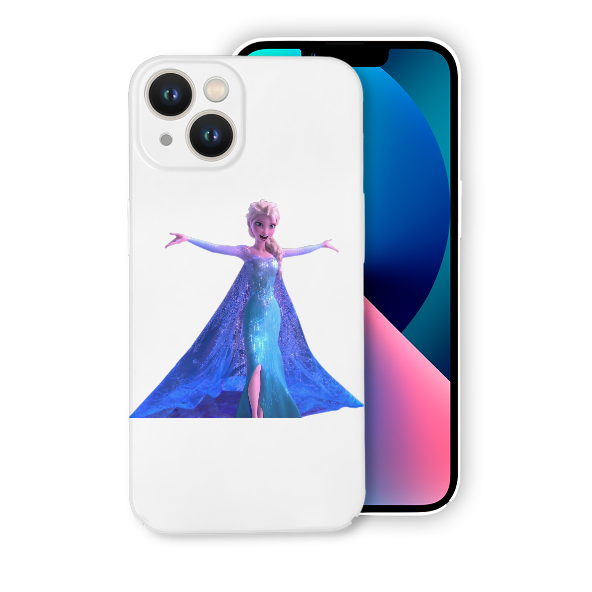 （画像用） アナと雪の女王 アンナ エルサ Frozen Anna Elsa 【iPhone 14シリーズ対応】ハードケース