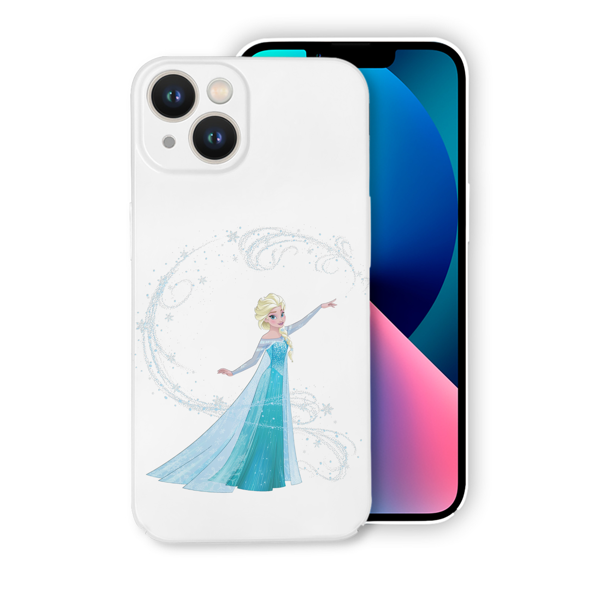 （画像用） アナと雪の女王 アンナ エルサ Frozen Anna Elsa 【iPhone 14シリーズ対応】ハードケース