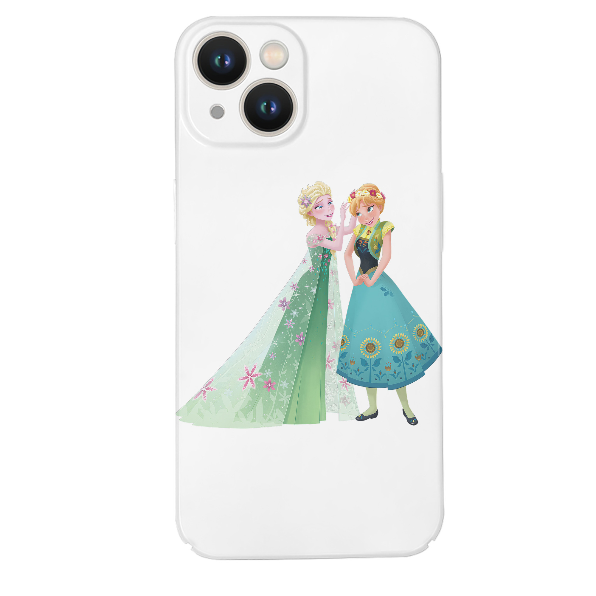 （画像用） アナと雪の女王 アンナ エルサ Frozen Anna Elsa 【iPhone 14シリーズ対応】ハードケース