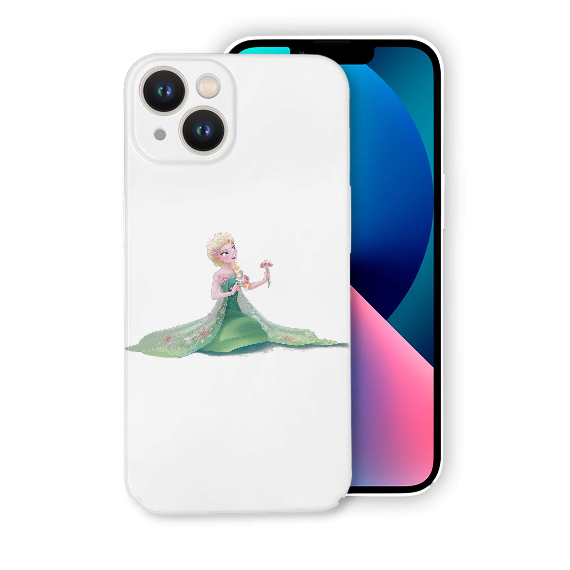 （画像用） アナと雪の女王 アンナ エルサ Frozen Anna Elsa 【iPhone 14シリーズ対応】ハードケース
