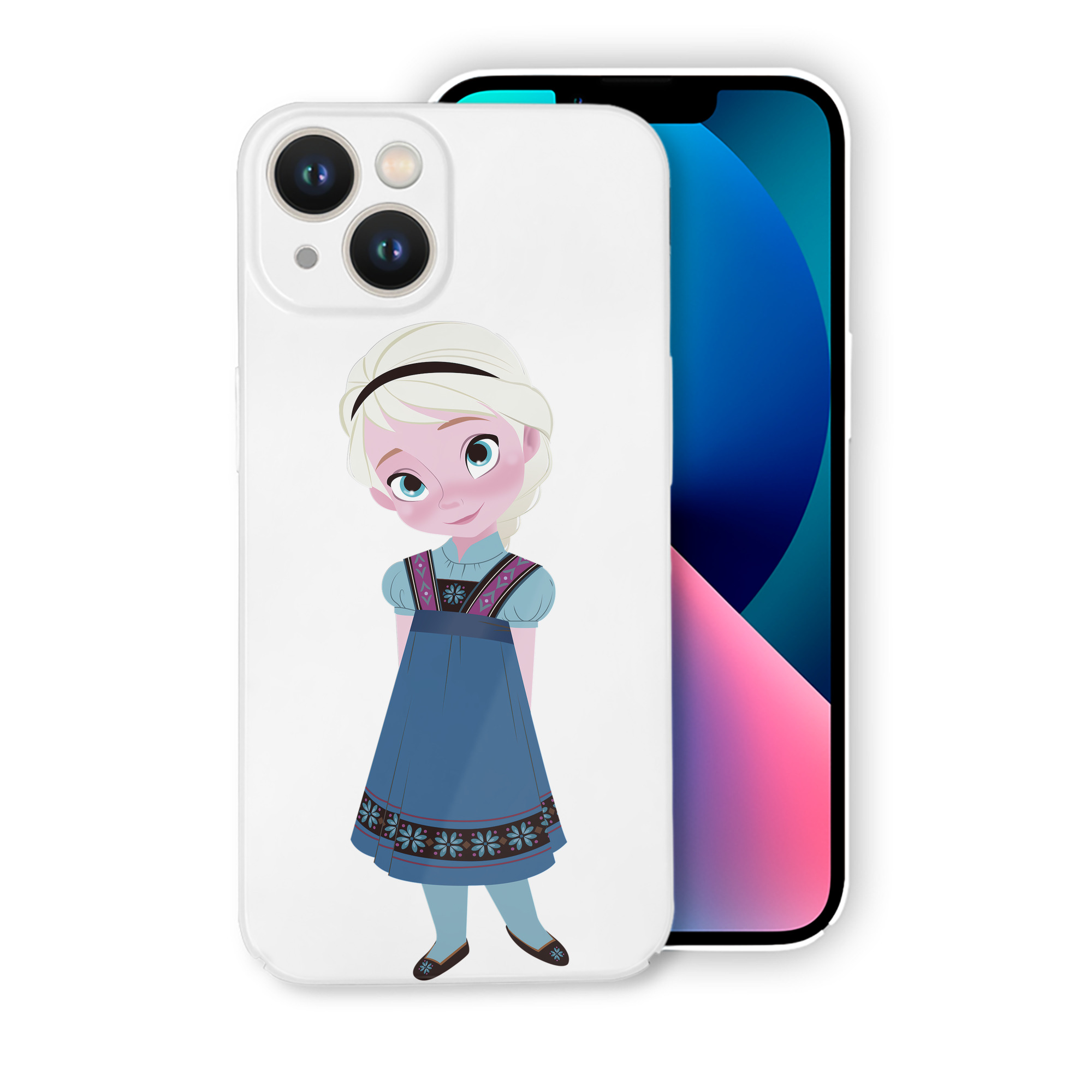 （画像用） アナと雪の女王 アンナ エルサ Frozen Anna Elsa 【iPhone 14シリーズ対応】ハードケース