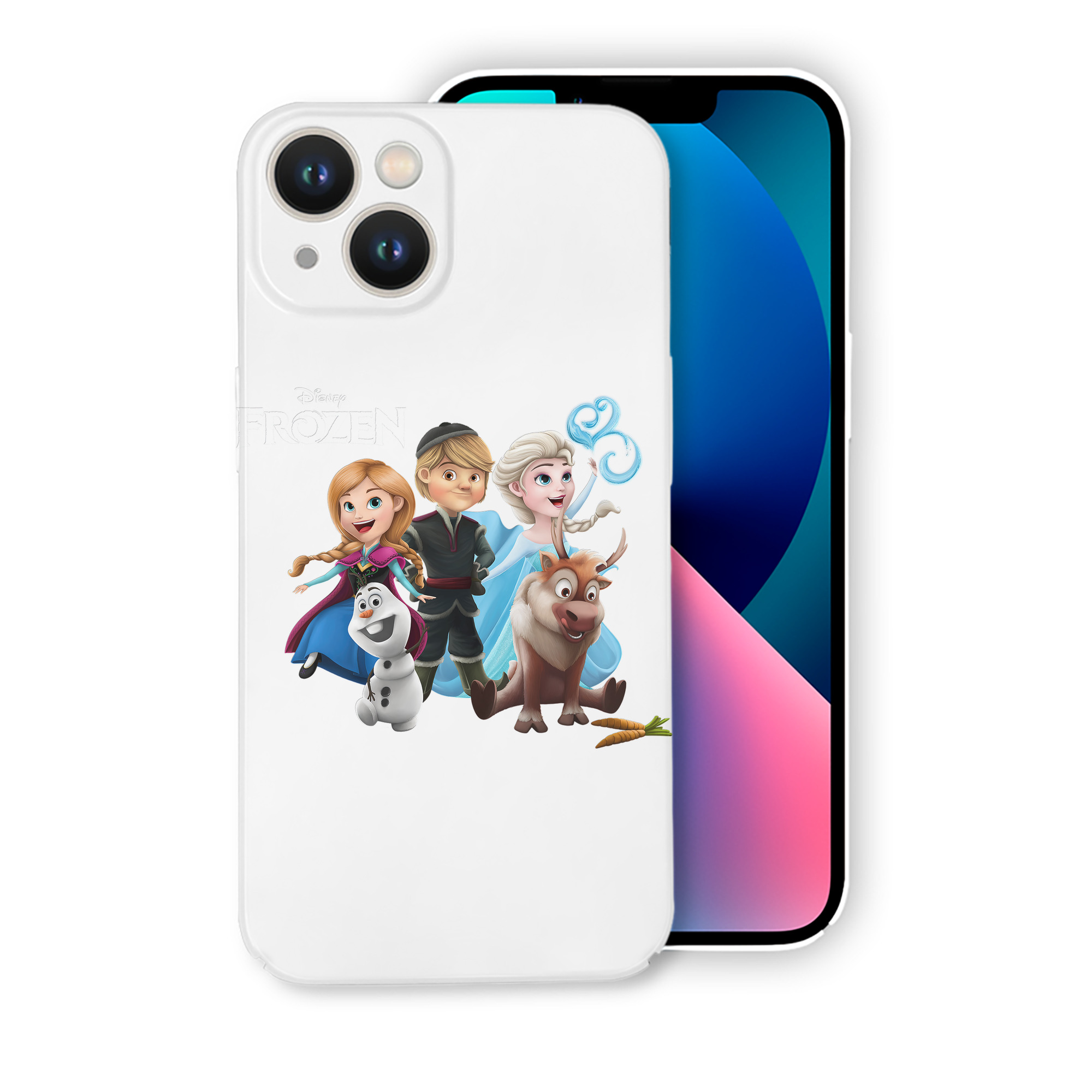 （画像用） アナと雪の女王 アンナ エルサ Frozen Anna Elsa 【iPhone 14シリーズ対応】ハードケース