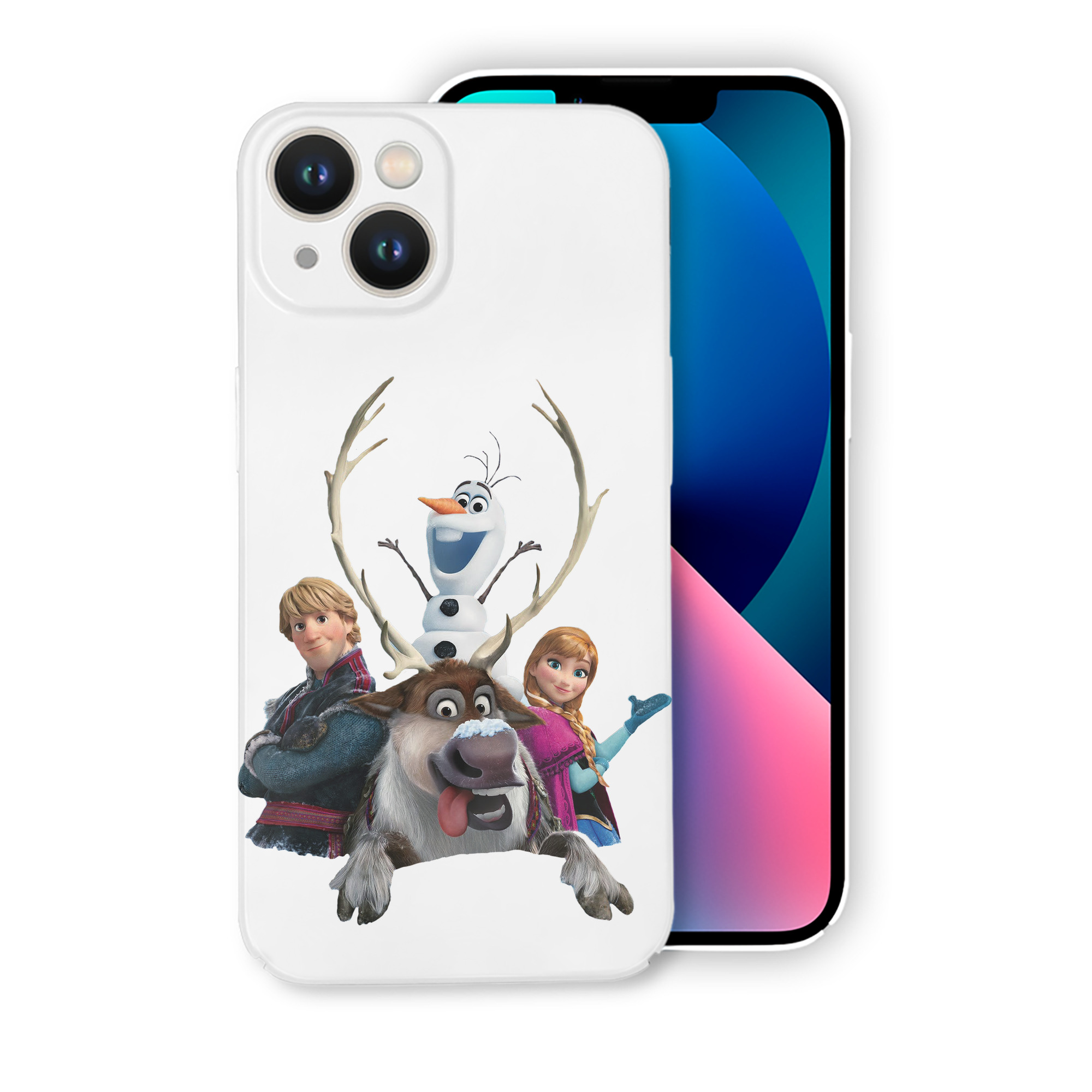（画像用） アナと雪の女王 アンナ エルサ Frozen Anna Elsa 【iPhone 14シリーズ対応】ハードケース