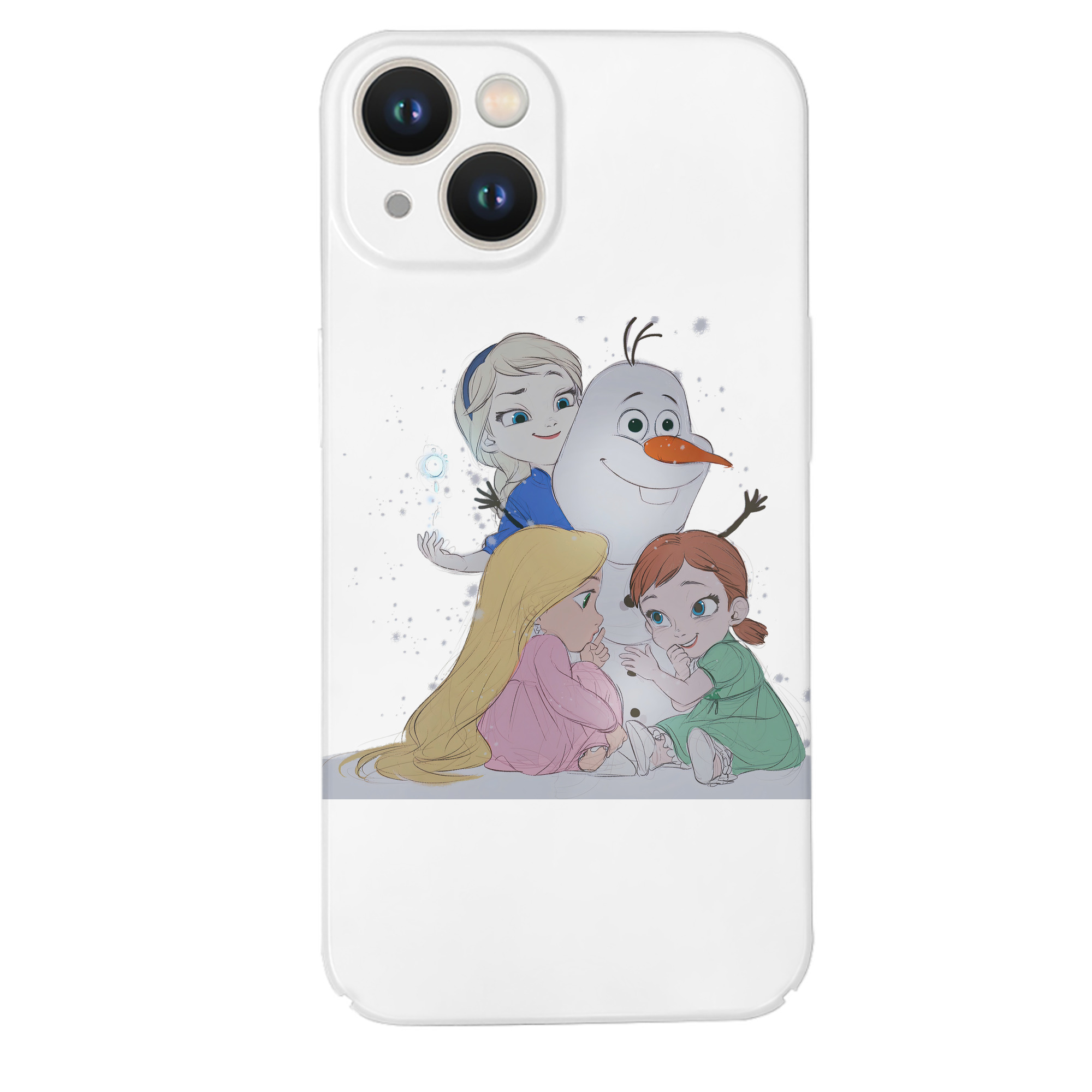 （画像用） アナと雪の女王 アンナ エルサ Frozen Anna Elsa 【iPhone 14シリーズ対応】ハードケース