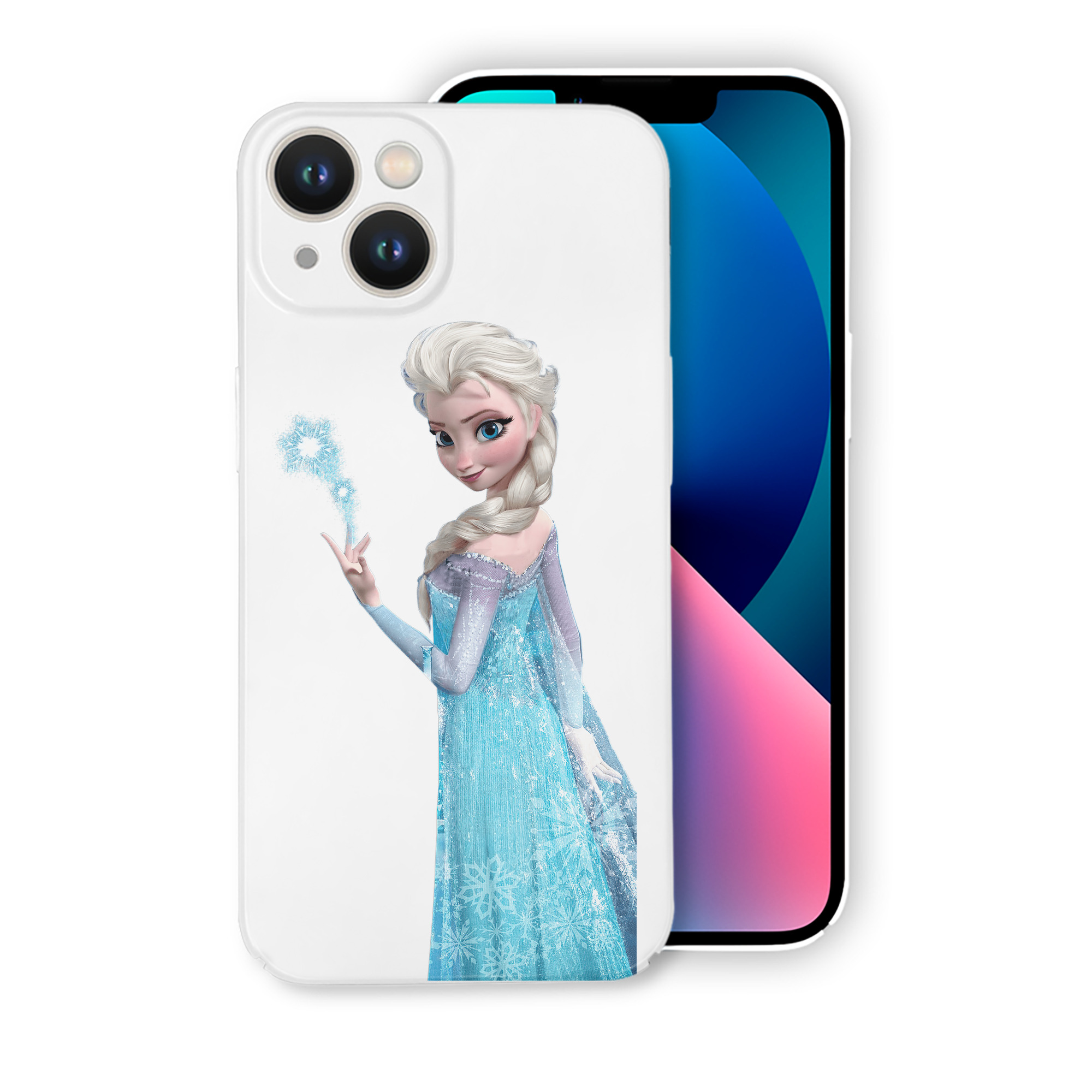 （画像用） アナと雪の女王 アンナ エルサ Frozen Anna Elsa 【iPhone 14シリーズ対応】ハードケース