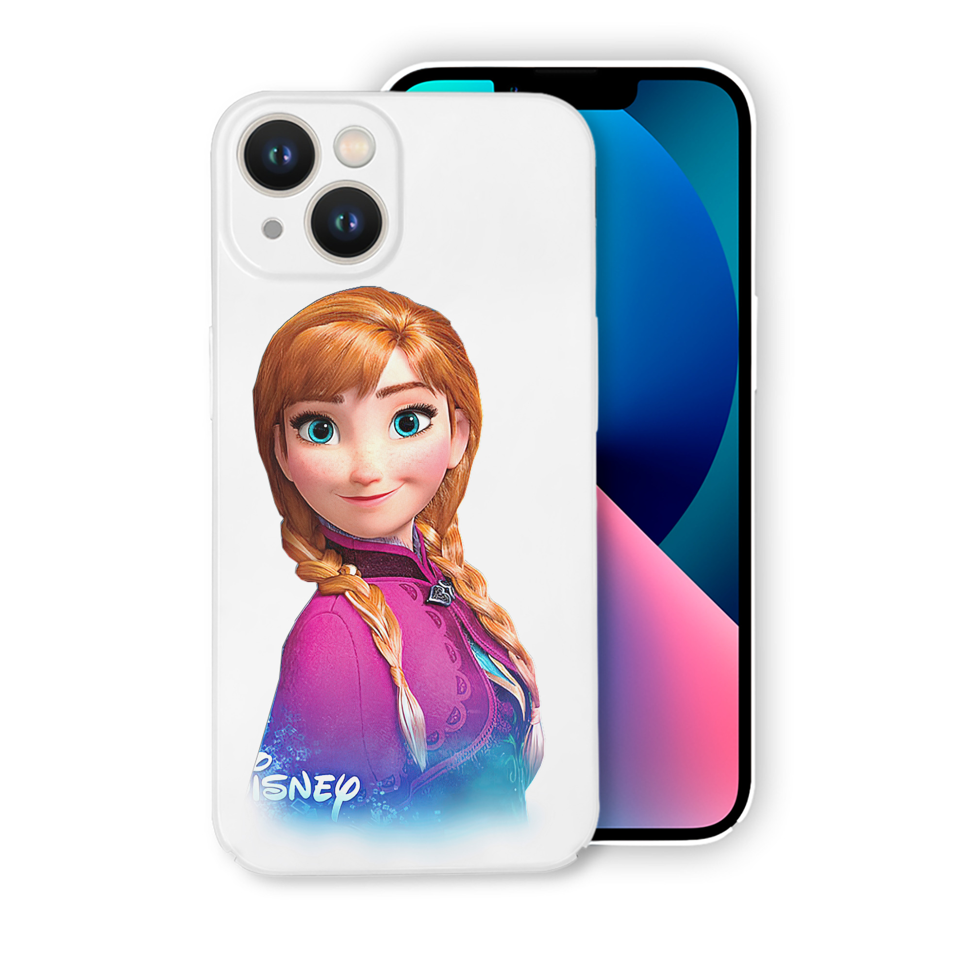 （画像用） アナと雪の女王 アンナ エルサ Frozen Anna Elsa 【iPhone 14シリーズ対応】ハードケース
