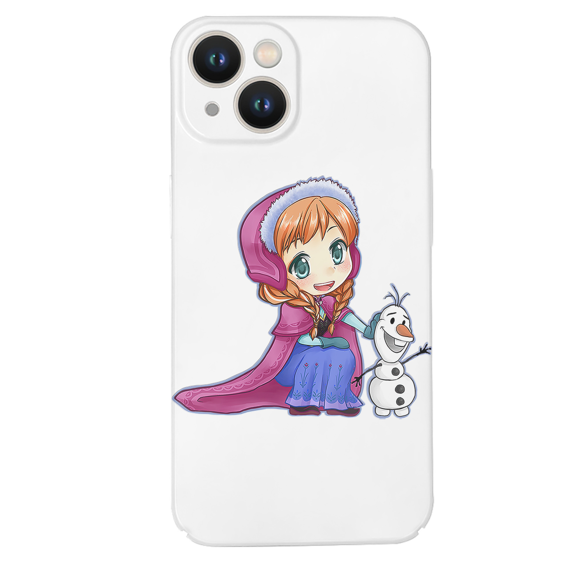 （画像用） アナと雪の女王 アンナ エルサ Frozen Anna Elsa 【iPhone 14シリーズ対応】ハードケース